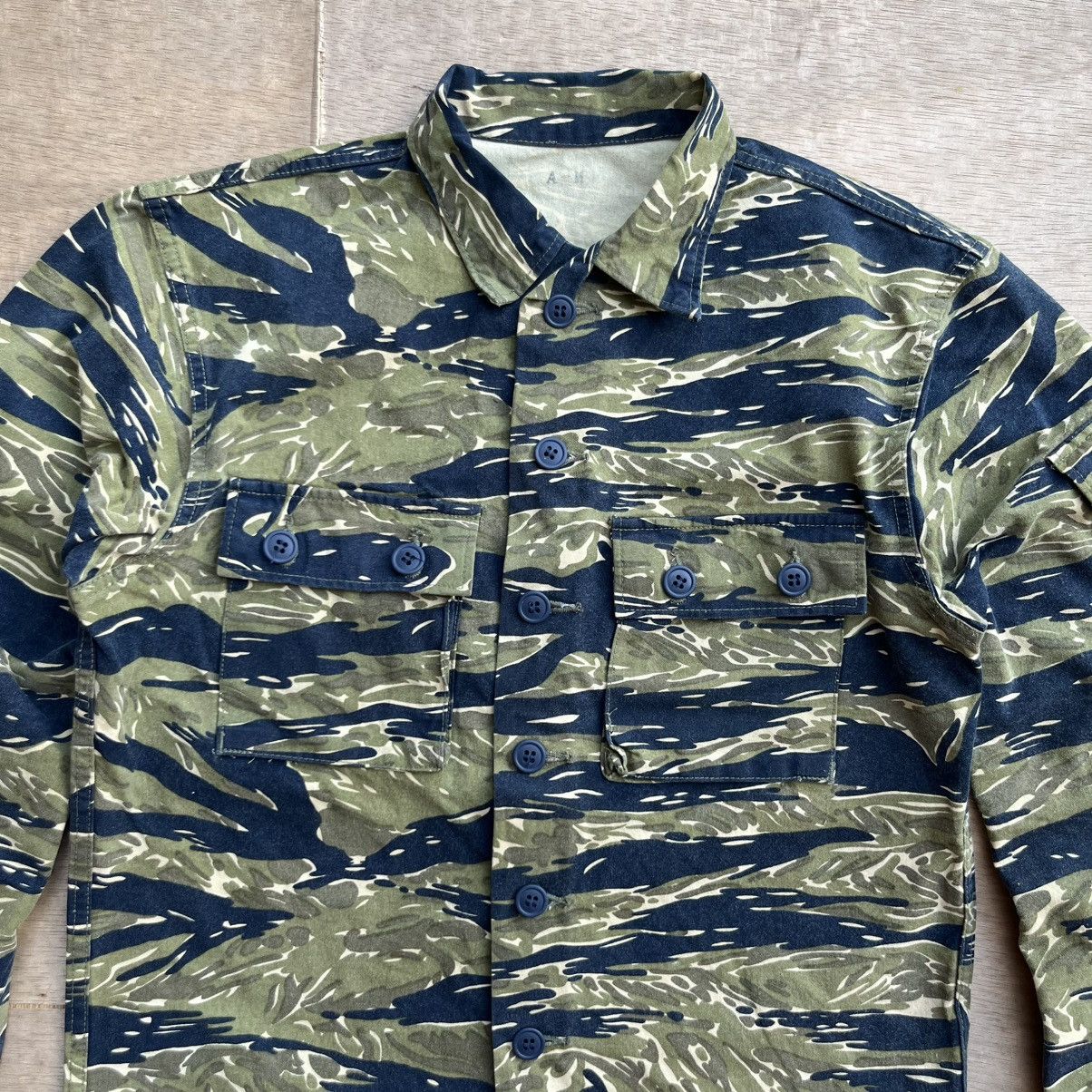 Alpha Industries × Buzz Rickson's VINTAGE UTILITY TIGER STRIPES CAMO PRINT 2000s 90s 80s STYLE Size US M / EU 48-50 / 2 - 2 Thumbnail