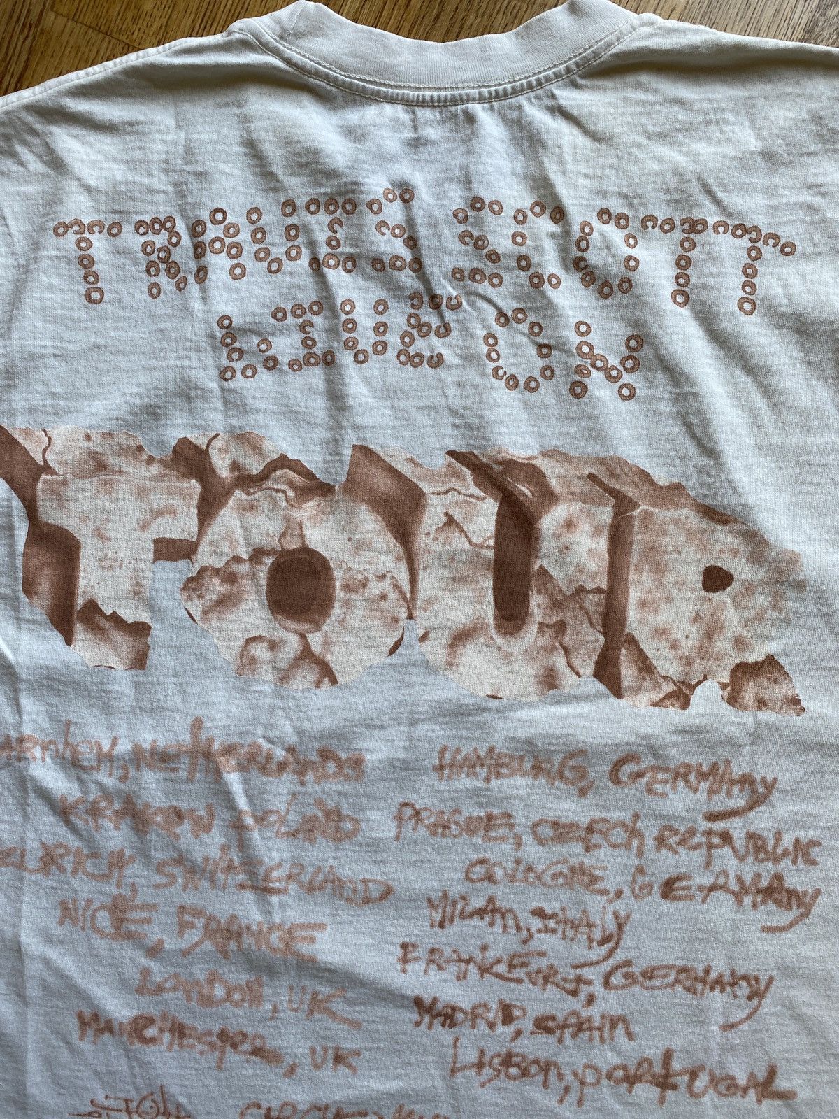 Band Tees × Travis Scott Travis Scott Utopia Skitzo Circus Maximus 2024 Euro Tour Tee Size US L / EU 52-54 / 3 - 9 Thumbnail