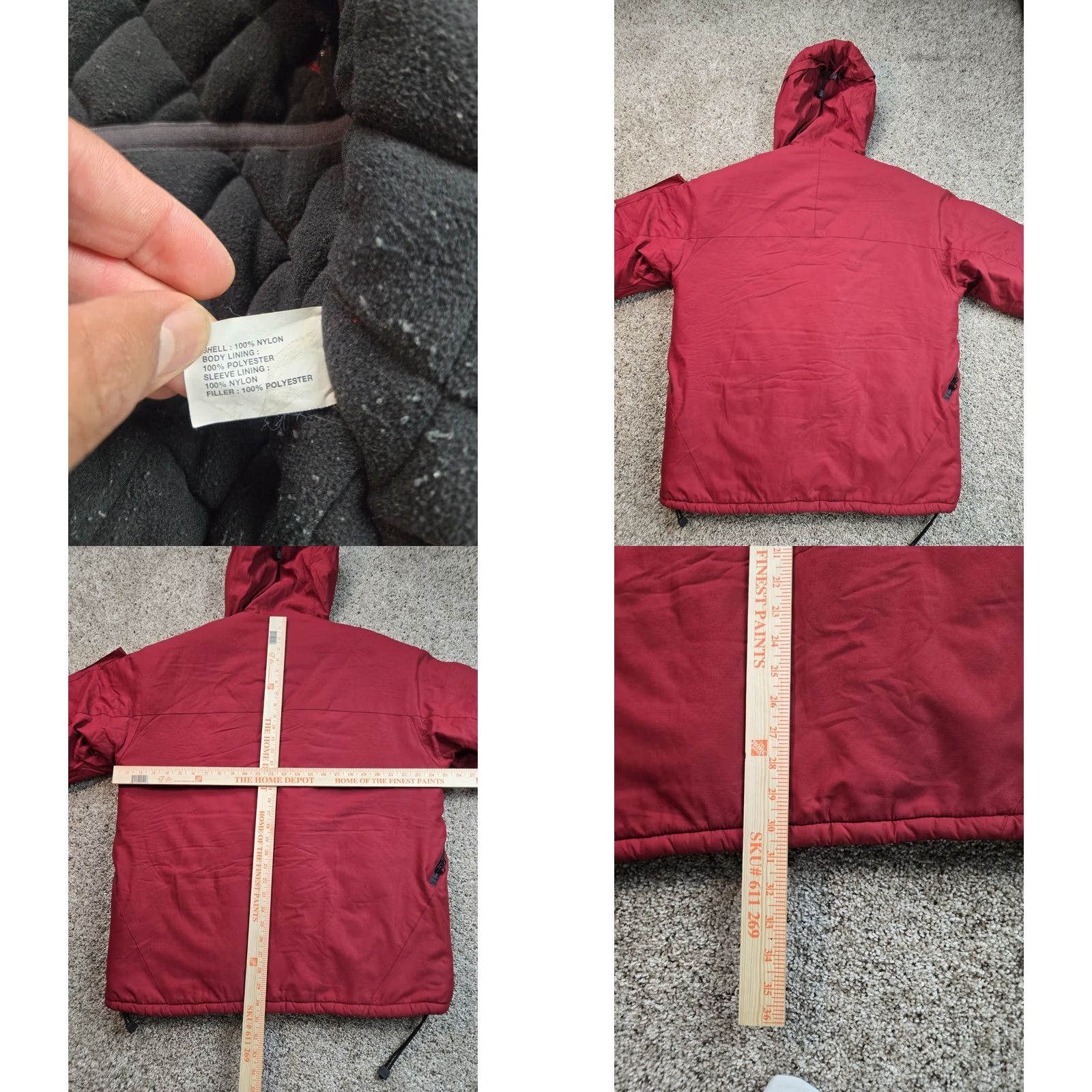 Gap VINTAGE Gap Jacket Mens Large Red Arctic Expedition Hooded Parka Quilted Insulated Size US L / EU 52-54 / 3 - 8 Thumbnail