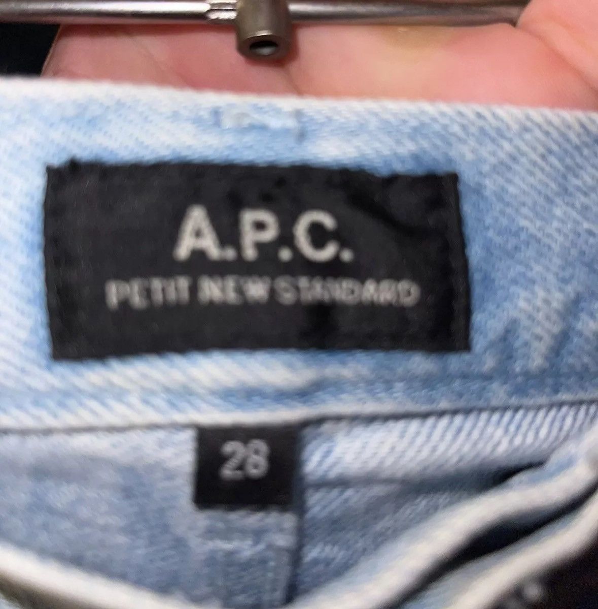A.P.C. Apc light blue denim jeans petite new standard size 28 Size US 28 / EU 44 - 3 Thumbnail