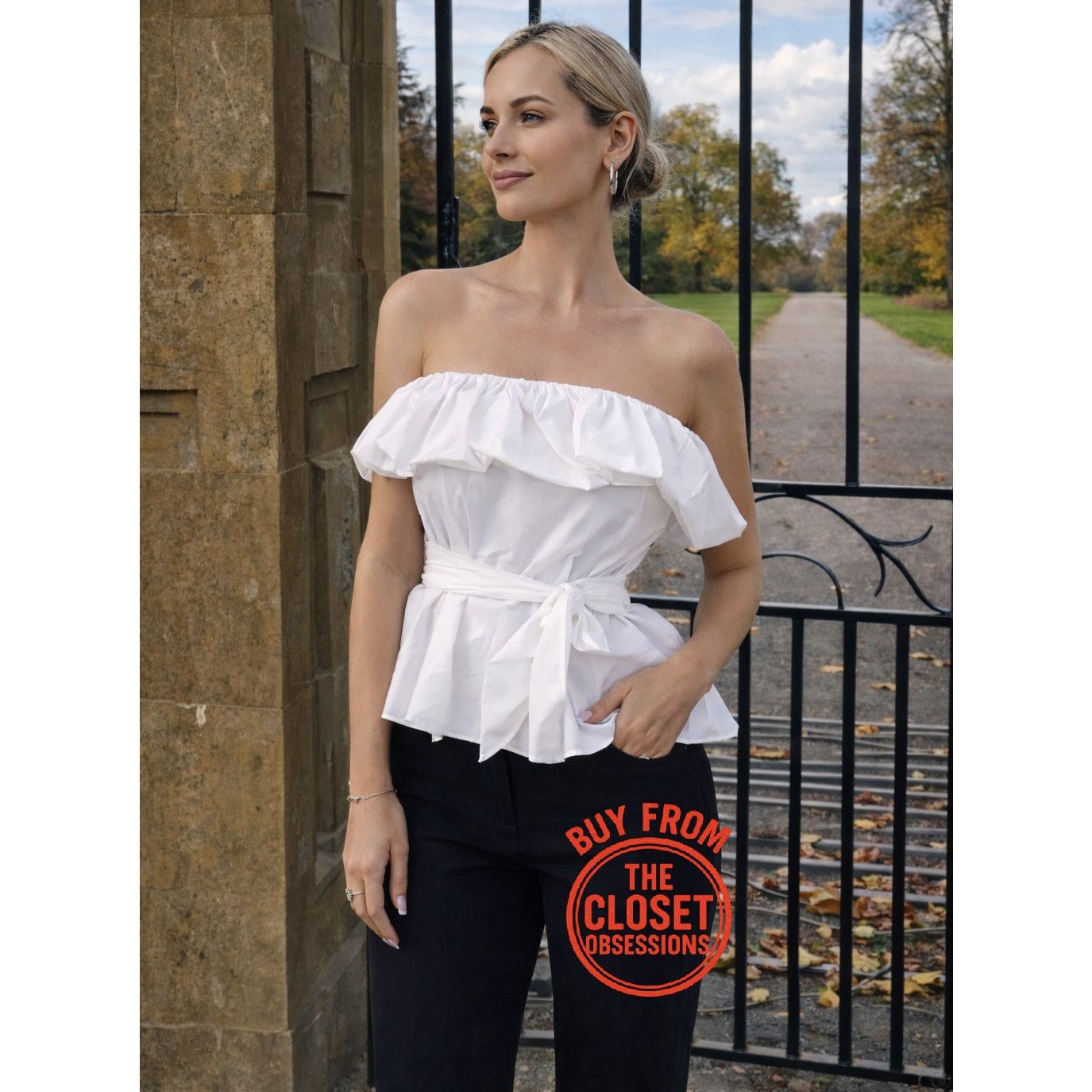 Zara ZARA White Strapless Puff Top NWT Size S / US 4 / IT 40 - 2 Thumbnail