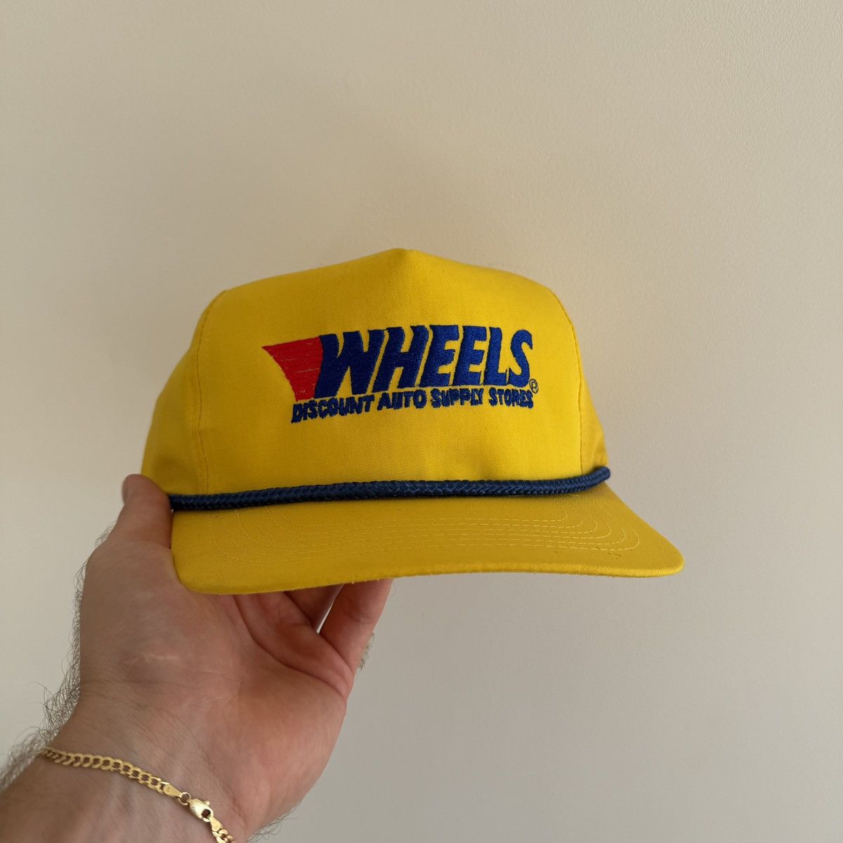 Other 1990s Vintage Wheels Auto Racing Trucker Hat Size ONE SIZE - 1 Thumbnail