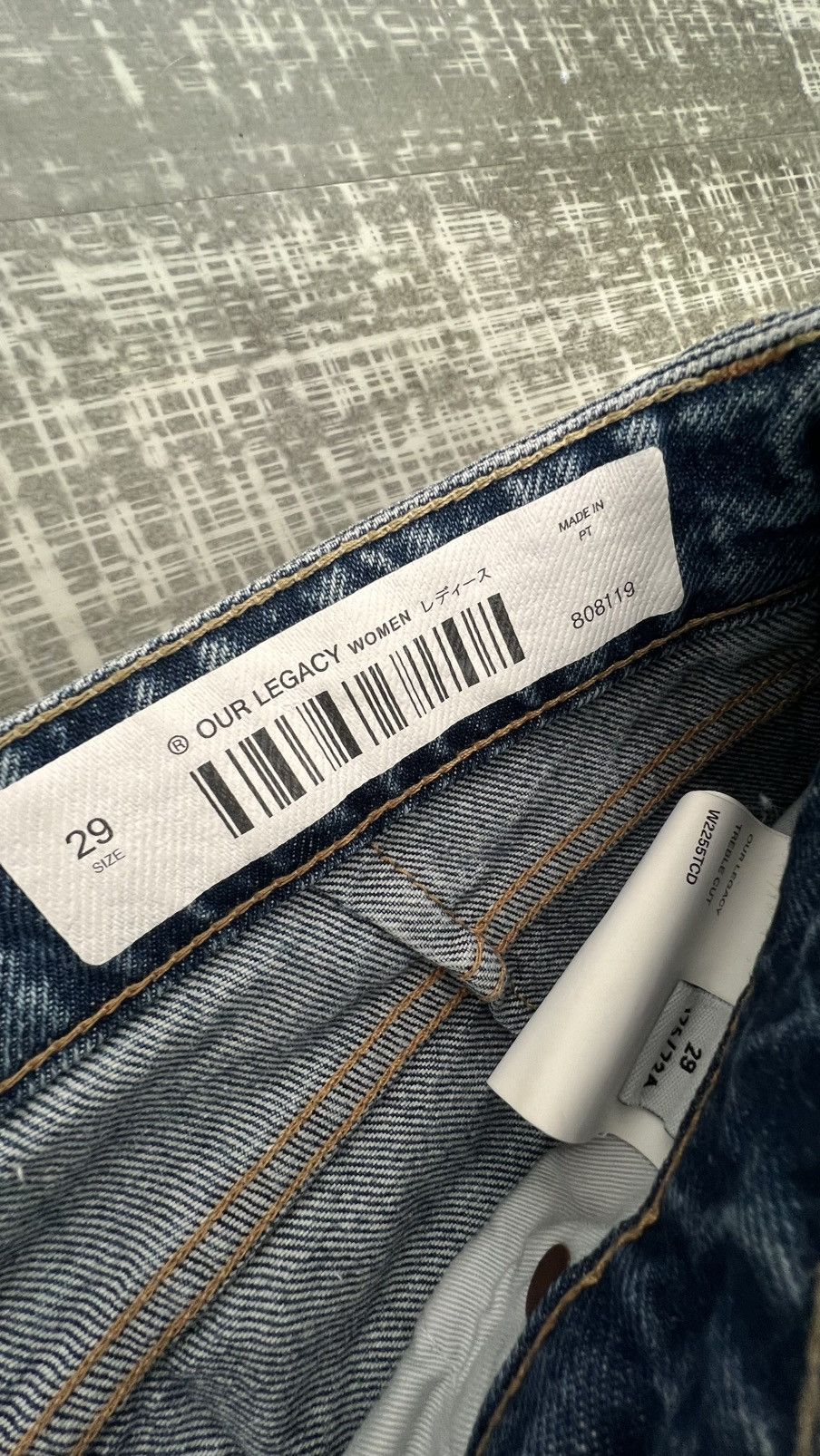 Our Legacy Deadline Wash Treble Cut Jeans Size US 31 - 4 Thumbnail