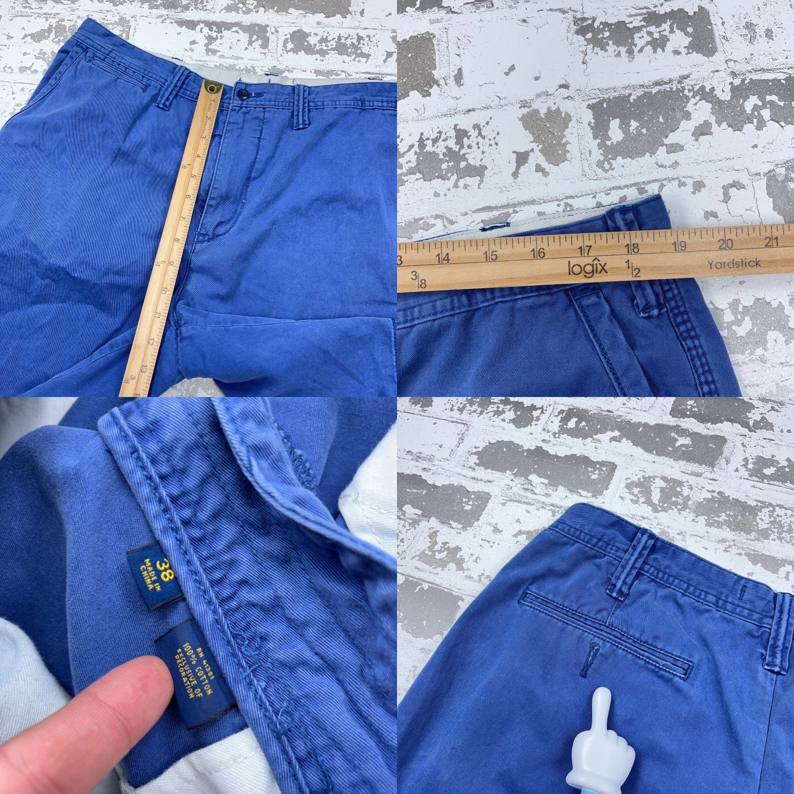 Polo Ralph Lauren Polo Ralph Lauren Chino Shorts Men 38 Blue Relaxed Fit M Golf Twill Prep Adult Size US M / EU 48-50 / 2 - 8 Thumbnail