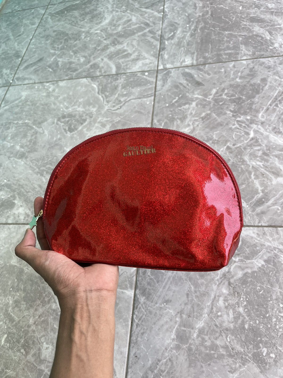 Jean Paul Gaultier Jean Paul Gaultier Red In Glitter Clutch Bag Size ONE SIZE - 2 Thumbnail