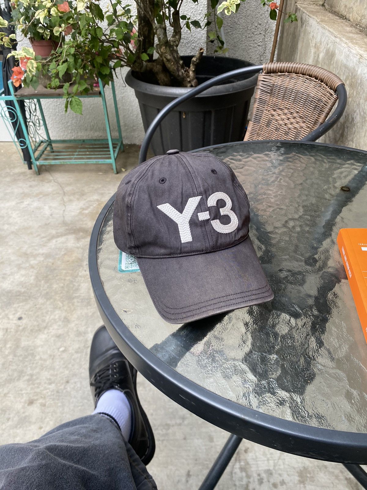 Vintage × Yohji Yamamoto 💥Faded💥Y-3 Yohji Yamamoto Hat Size ONE SIZE - 2 Thumbnail