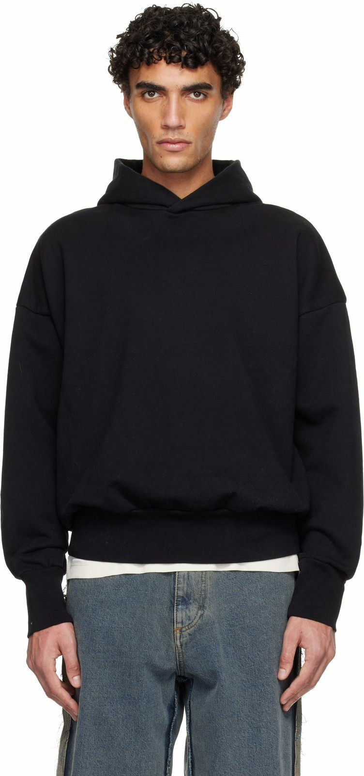 Fear of God Black French Terry Hoodie