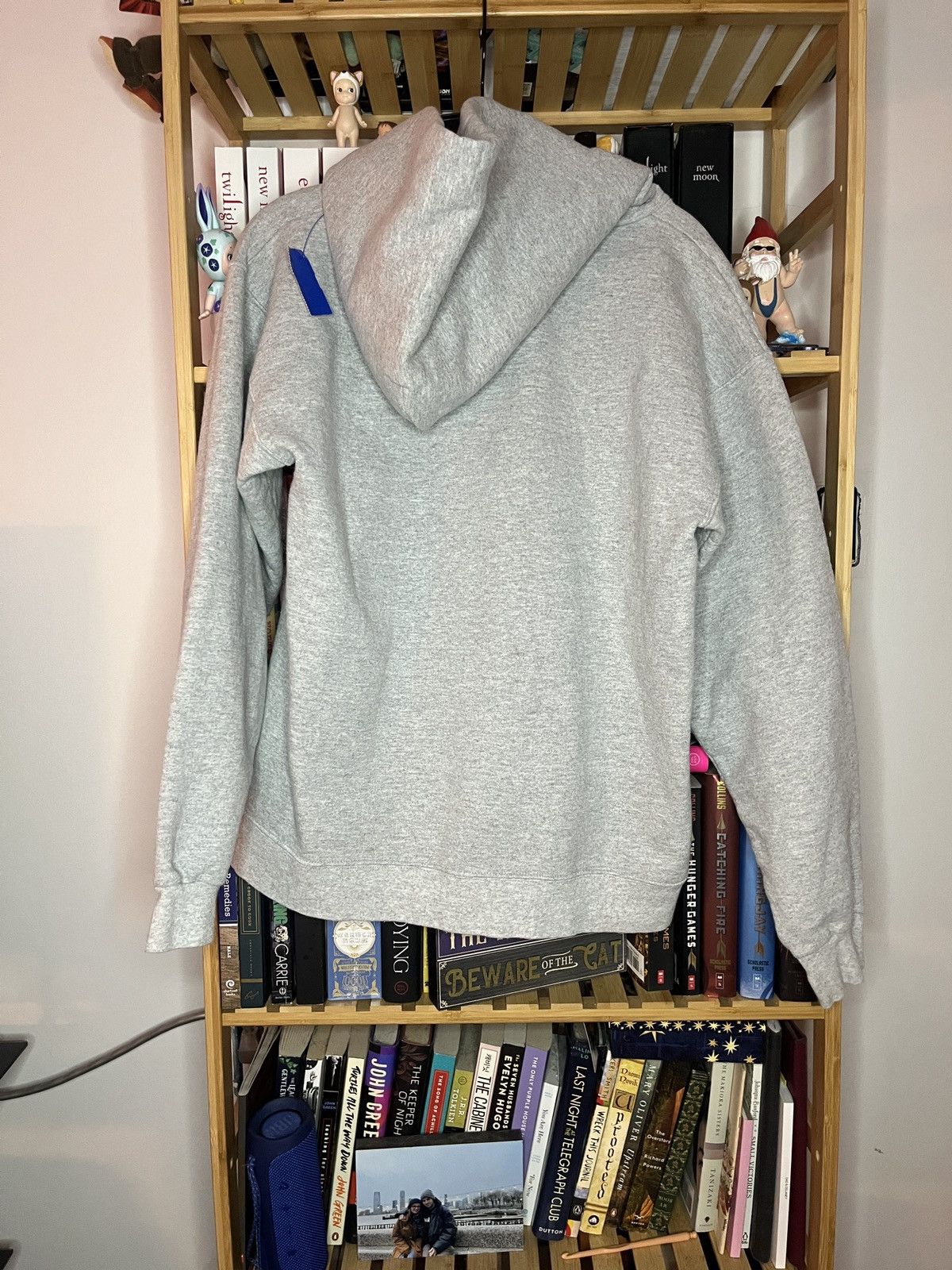 Hanes × Vintage Vintage 90s I am a hockey player Hoodie pullover HeatherGrey Size US S / EU 44-46 / 1 - 6 Thumbnail