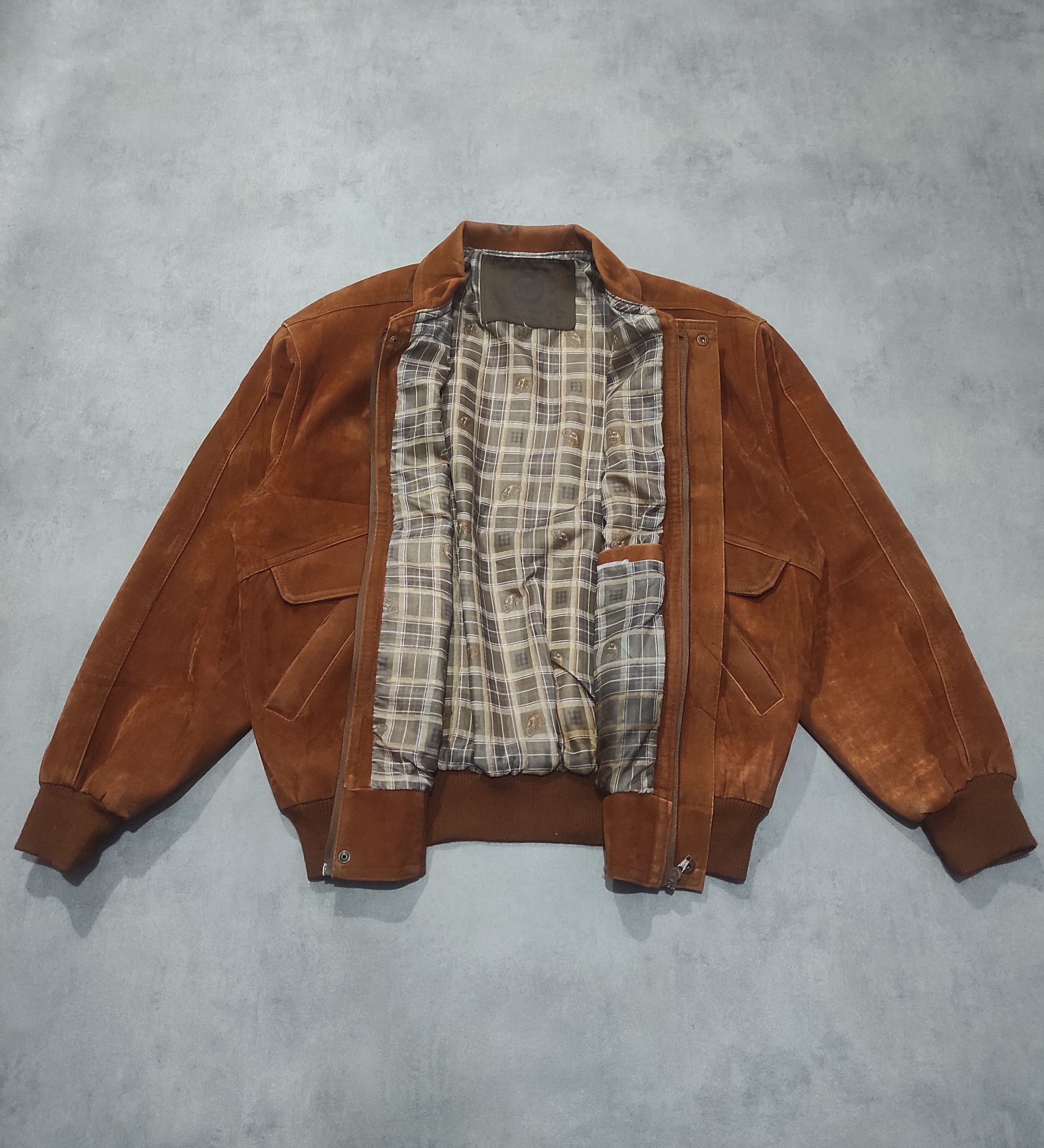 Other Vintage Alta Moda Suede Jacket – Cognac Brown Size US M / EU 48-50 / 2 - 7 Thumbnail