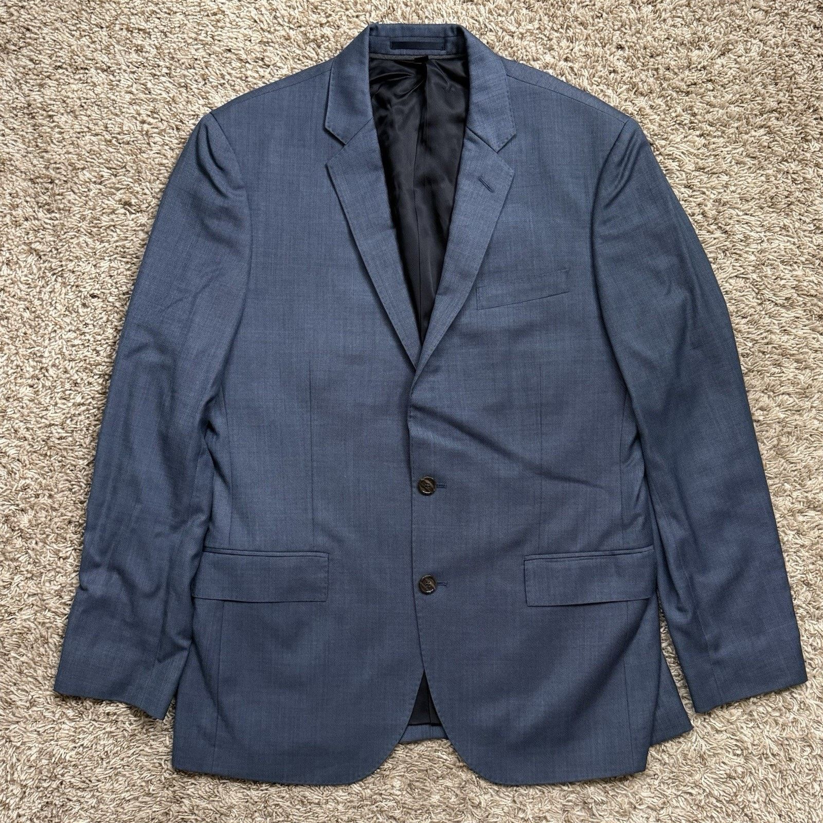 J.Crew J.Crew Ludlow Tollegno 1900 Wool Suit Blue Jacket 40R 30x30 Size 40R - 2 Thumbnail