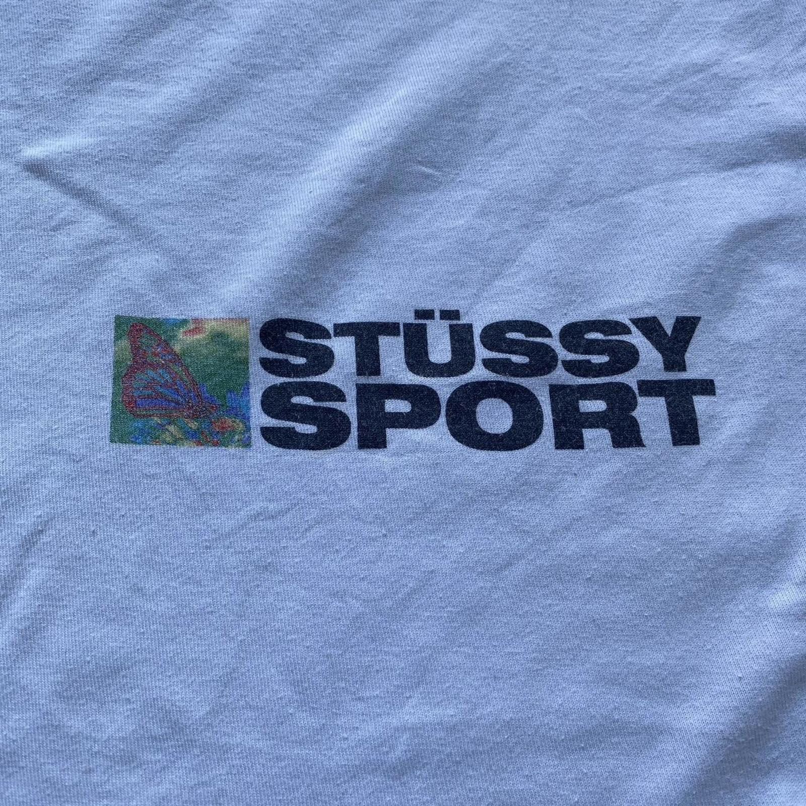 Stussy Stussy Sport Vintage Butterfly Graphic T Shirt Tee Size US M / EU 48-50 / 2 - 3 Thumbnail