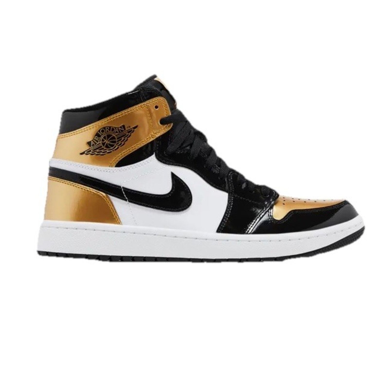 Nike NIKE Air Jordan 1 High Golf Gold Toe Retro Shoes DQ0660-002 Size US 8.5 / EU 41-42 - 1 Thumbnail