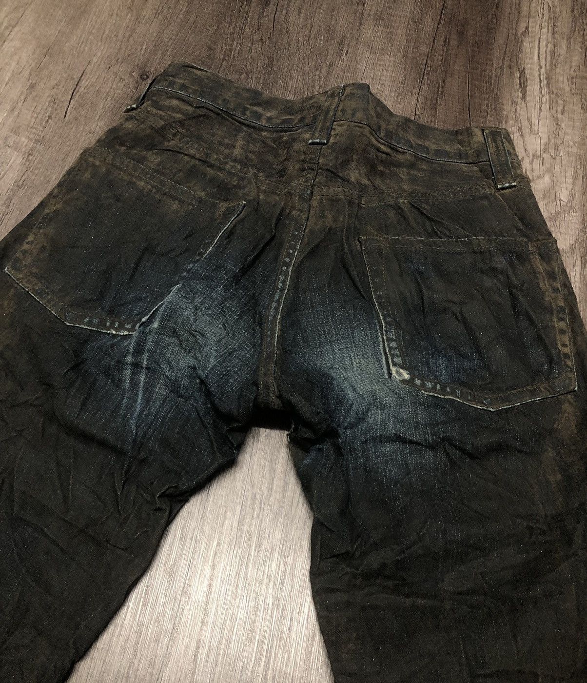 Le Grande Bleu (L.G.B.) Vintage Modern Blue Way Black Gold Rare Denim Jeans Unisex Size US 28 / EU 44 - 11 Thumbnail