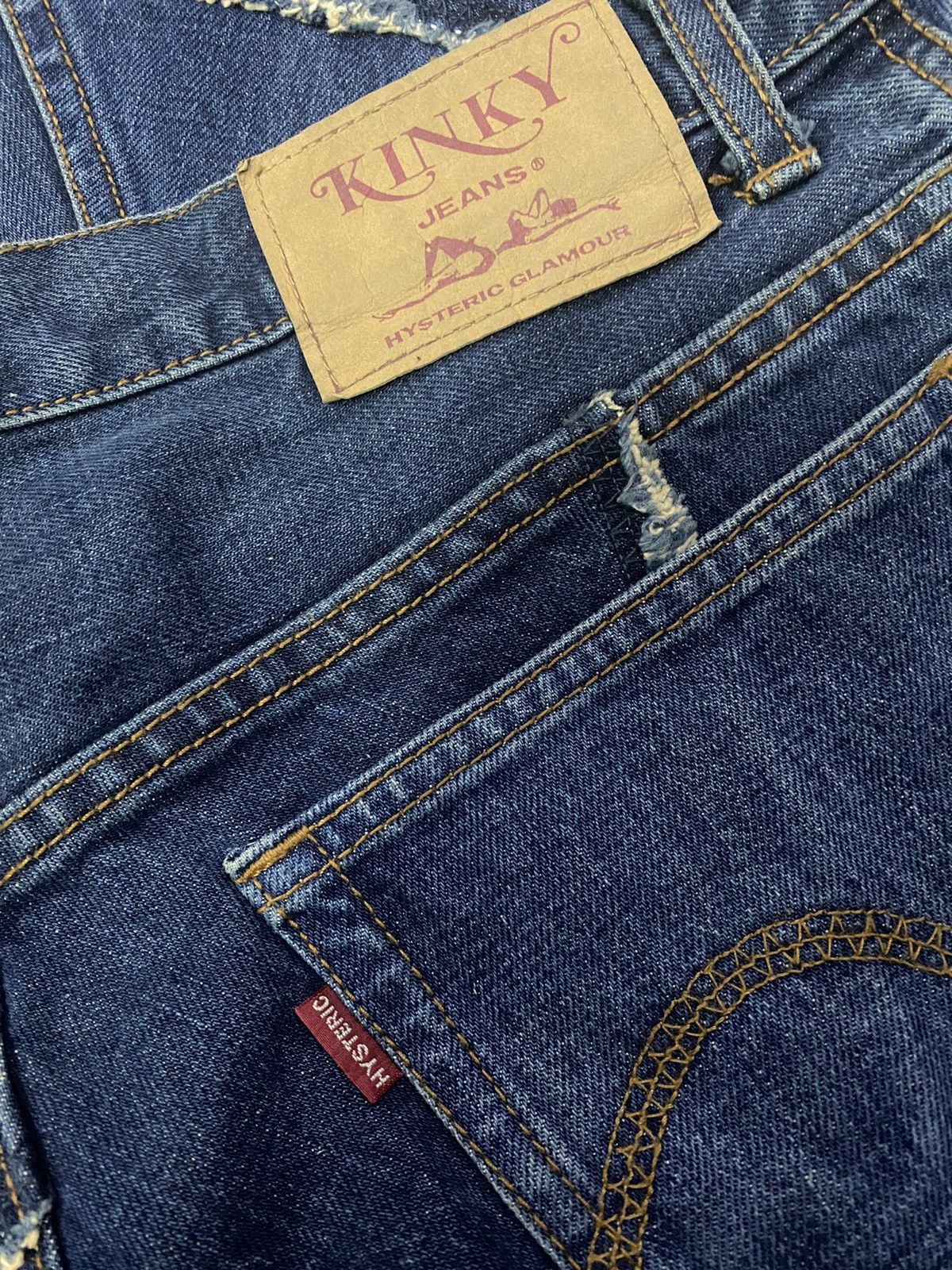 Hysteric Glamour Vintage Hysteric Glamour Patch Asymetrical Flare jeans Size US 32 / EU 48 - 6 Thumbnail
