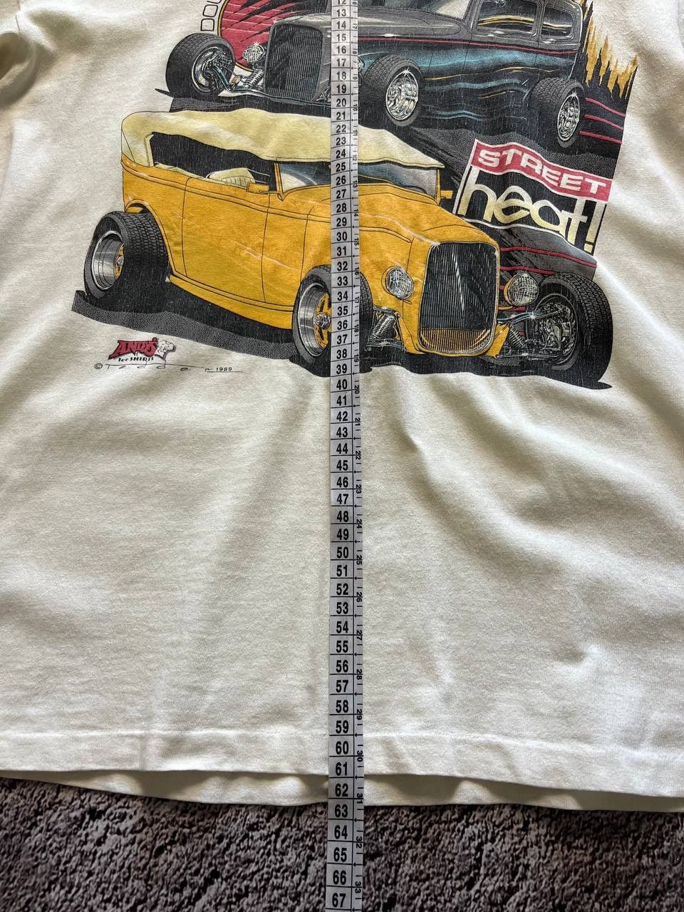 Hanes × Vintage 1989 Vintage Street Heat Hot Rod Hanes Heavyweight Graphic Size US M / EU 48-50 / 2 - 13 Thumbnail