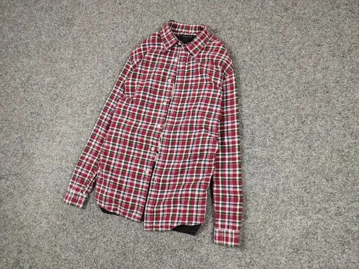 Flannel Vintage Flannel Shirt Checkered Travis Scott Style Hype Size US L / EU 52-54 / 3 - 3 Thumbnail