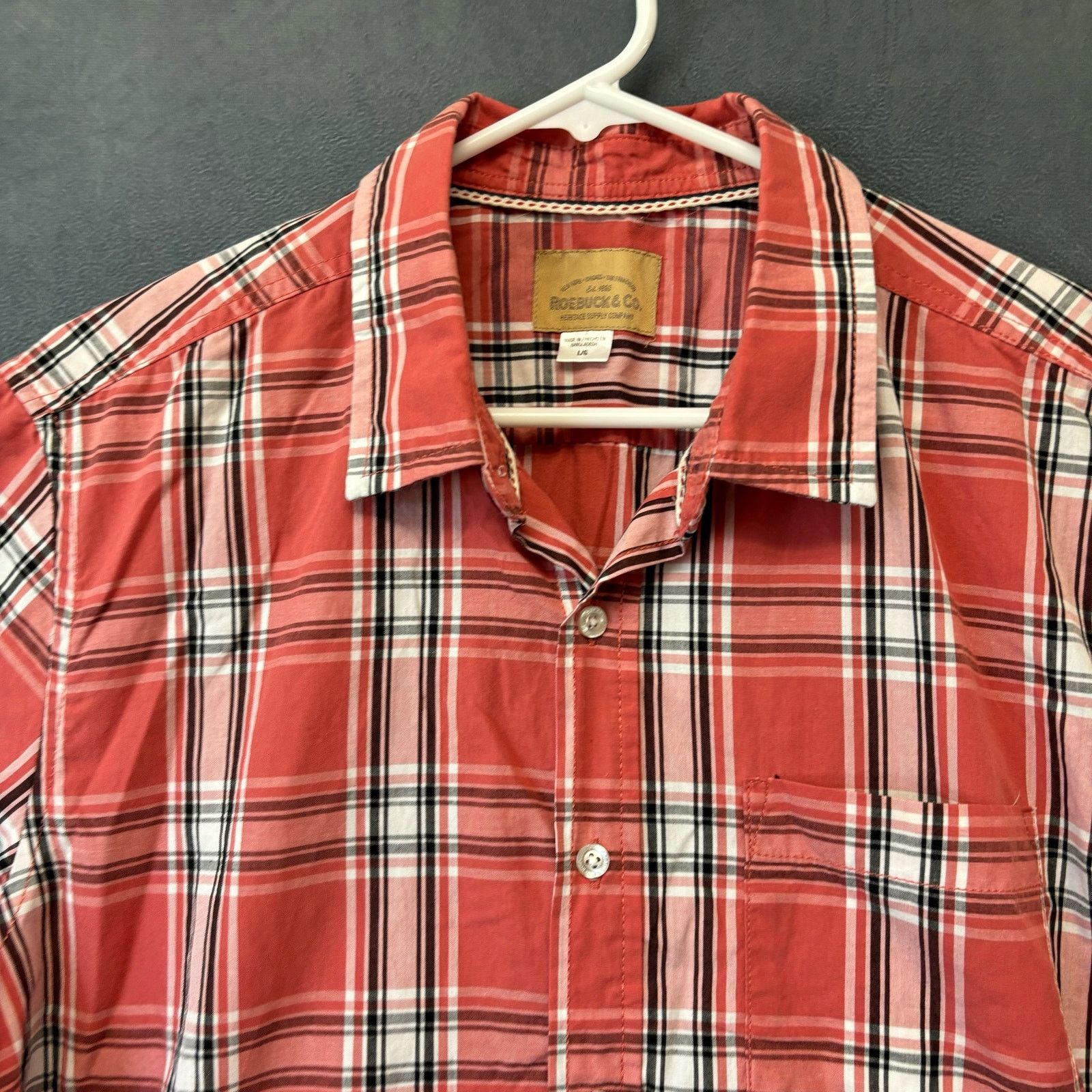 Other Roebuck & Co. Plaid Shirt Mens Medium Button Down Western Size US M / EU 48-50 / 2 - 4 Thumbnail