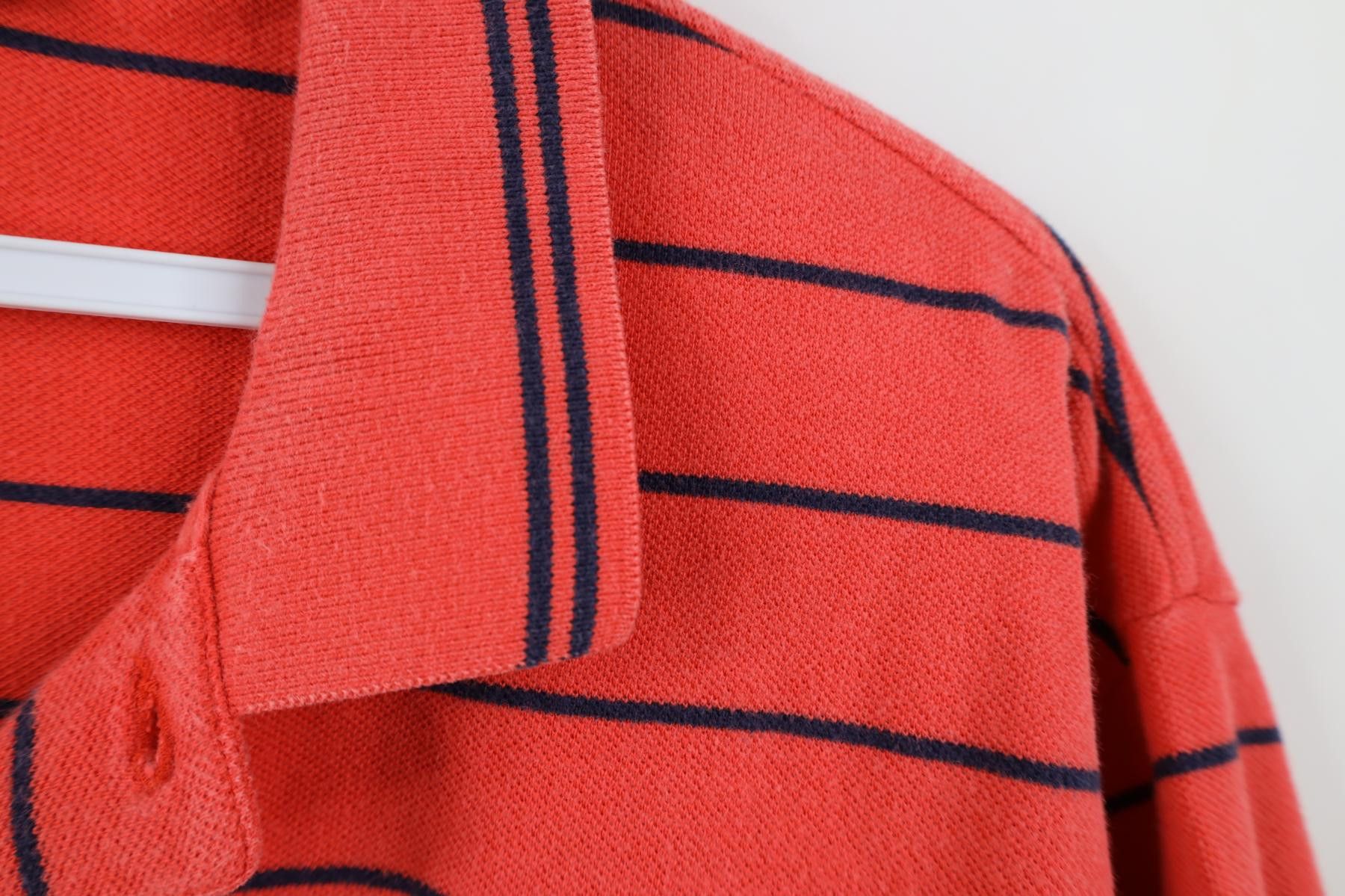 Polo Ralph Lauren Vintage 90s Ralph Lauren Striped Knit Golf Polo Shirt Cotton Size US L / EU 52-54 / 3 - 5 Thumbnail