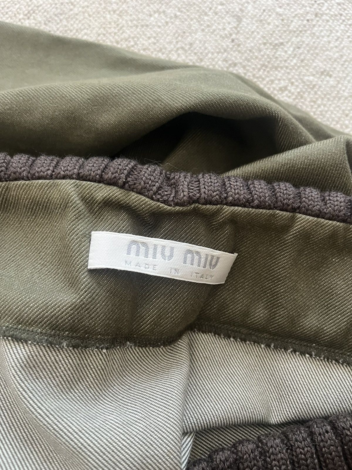 Miu Miu Miu miu 1999 ribbed skirt Size 28" / US 6 / IT 42 - 2 Thumbnail