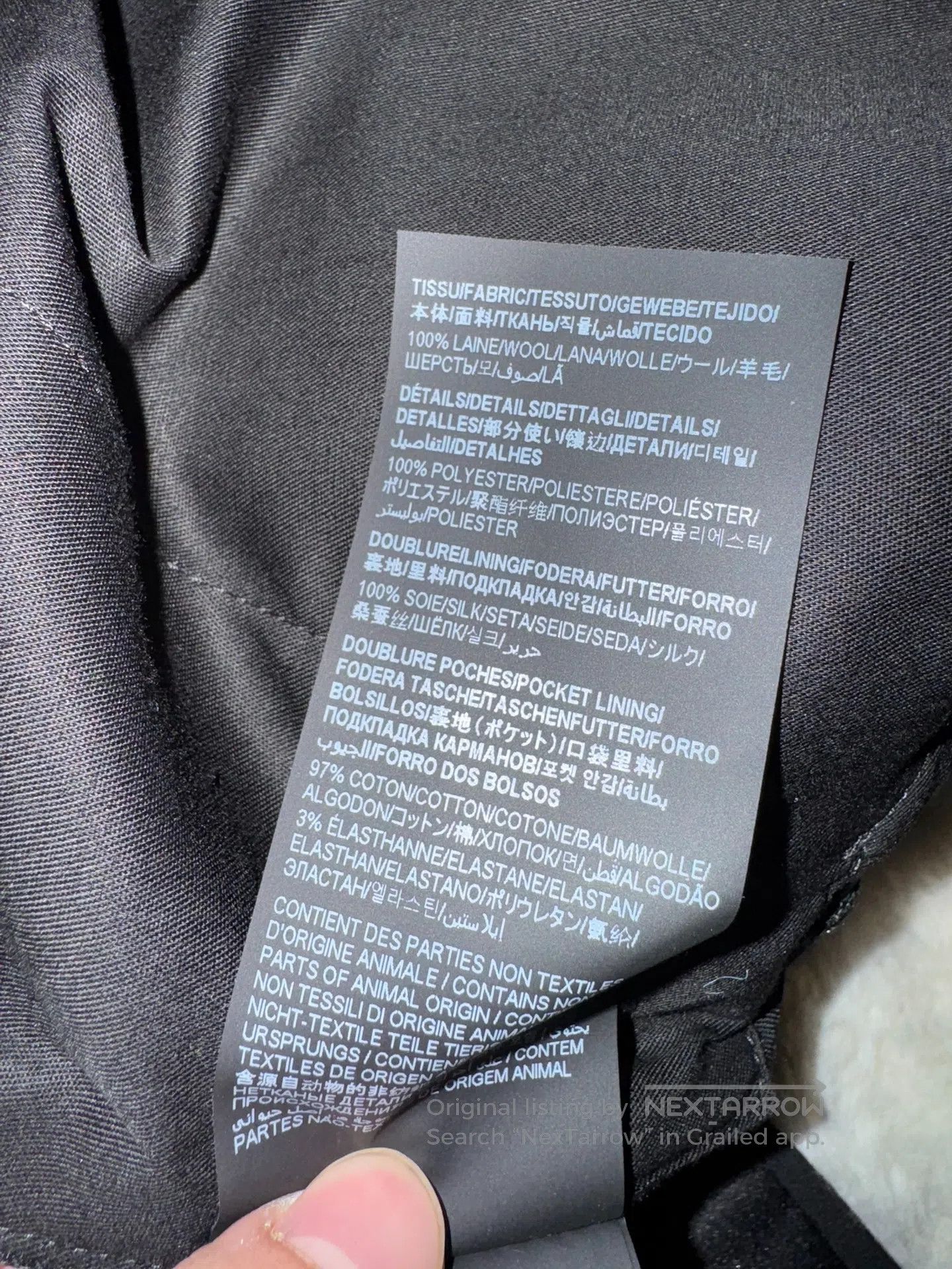 Saint Laurent Paris Saint Laurent Paris Men's Smoking Trousers| Size US 38 / EU 54 - 6 Thumbnail