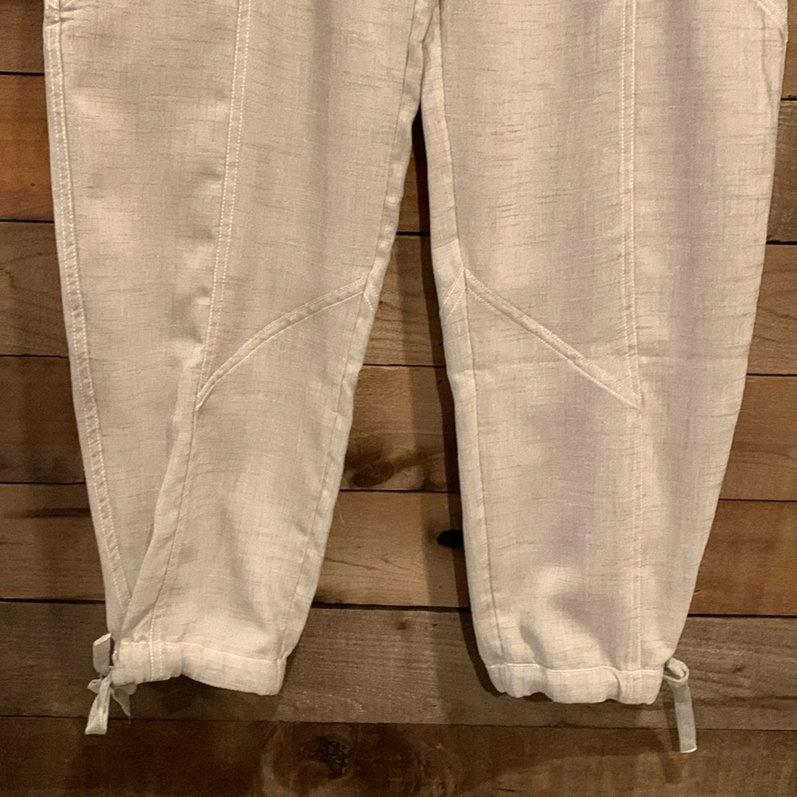 Ganni Ganni Women's Beige Loose Fit Trousers Pants Size 26" / US 2 / IT 38 - 3 Thumbnail