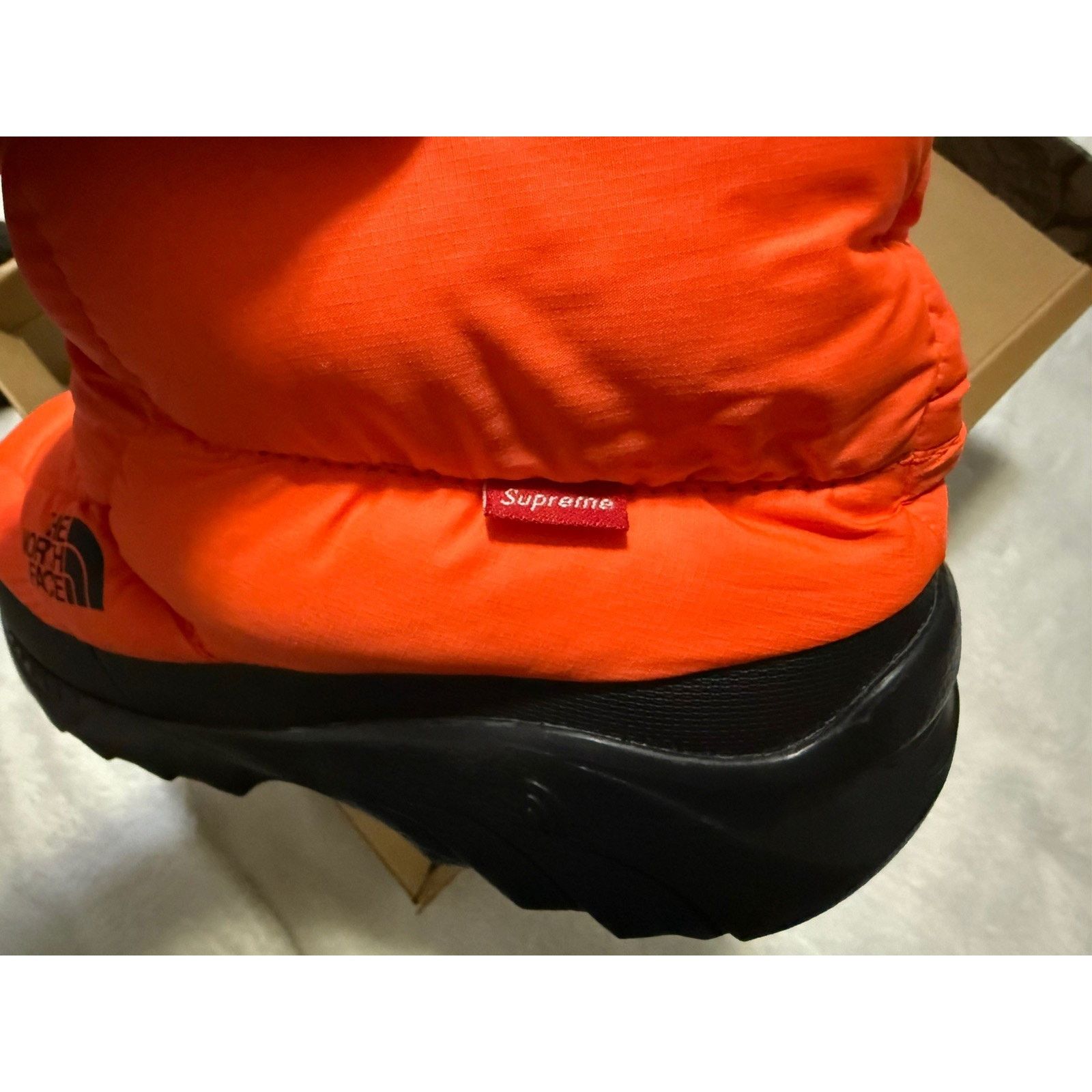The North Face Supreme x The North Face Nuptse Boot Power Orange Men Size 8 Size US 8 / EU 41 - 2 Thumbnail