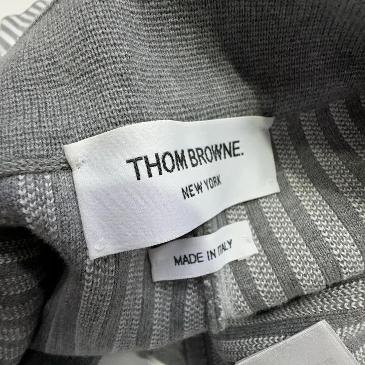 Thom Browne Thom Browne Gray Striped Casual Shorts -2507 Size US 26 / EU 42 - 3 Thumbnail