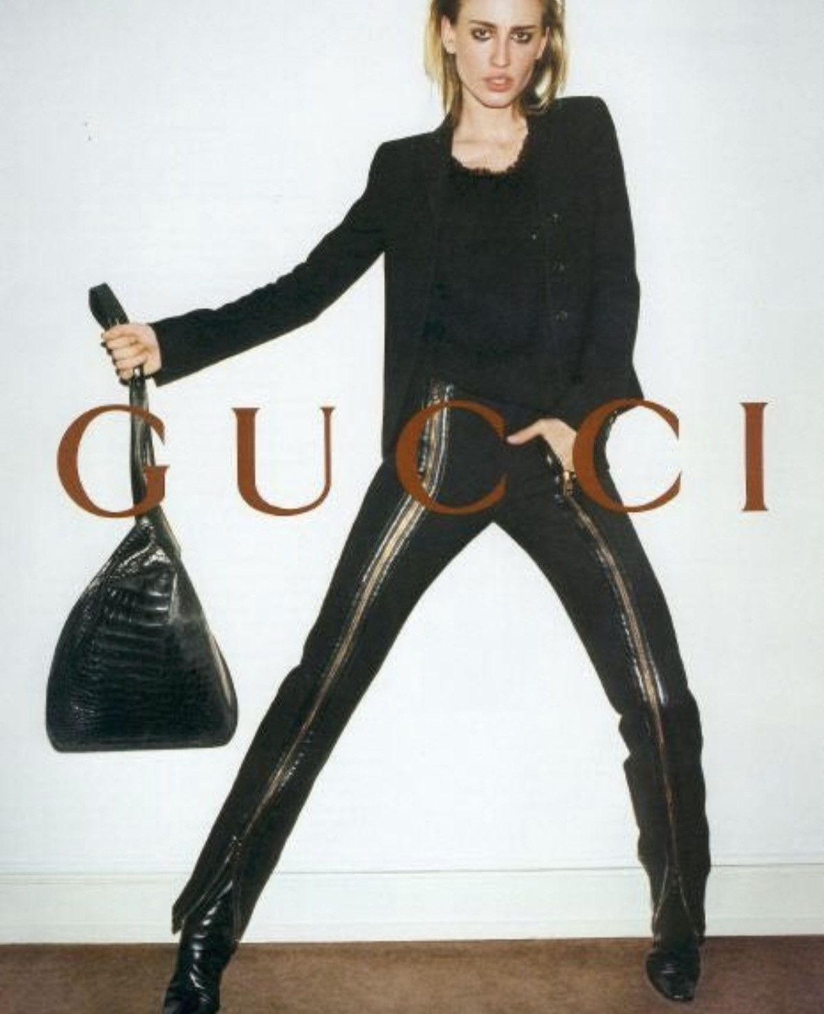 Gucci Gucci - Tom Ford - FW2001 - Zippered Leather Pants Size 26" / US 2 / IT 38 - 20 Thumbnail