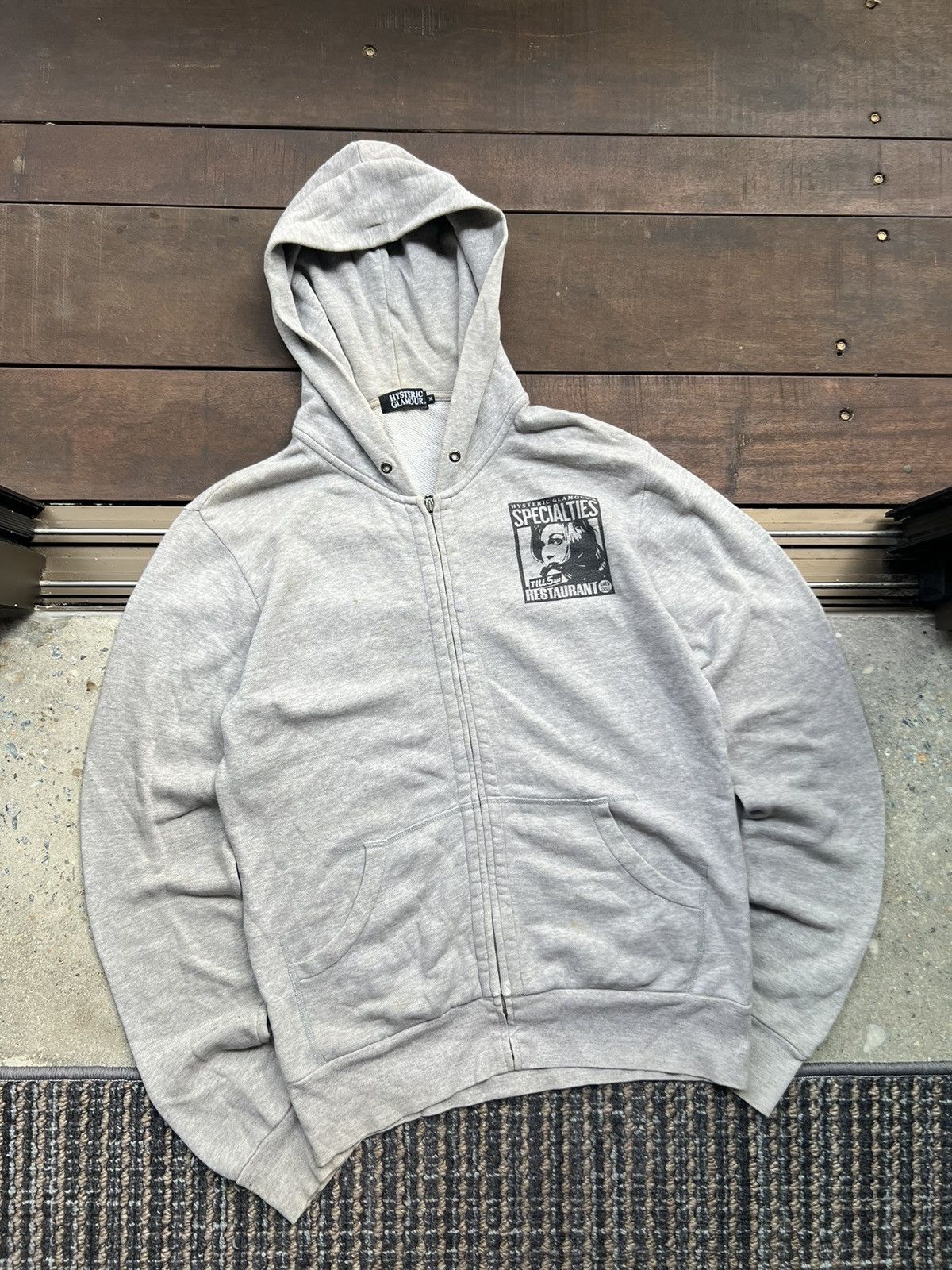 Hysteric Glamour HYSTERIC GLAMOUR OPEN BAR TIL 5 AM NAKED GIRL ZIP HOODIE Size US M / EU 48-50 / 2 - 2 Thumbnail