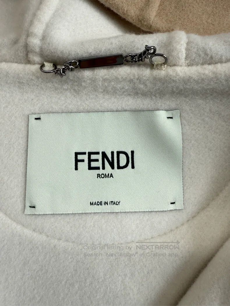 Fendi Fendi Camel color wool double F logo coat Size XS / US 0-2 / IT 36-38 - 3 Thumbnail