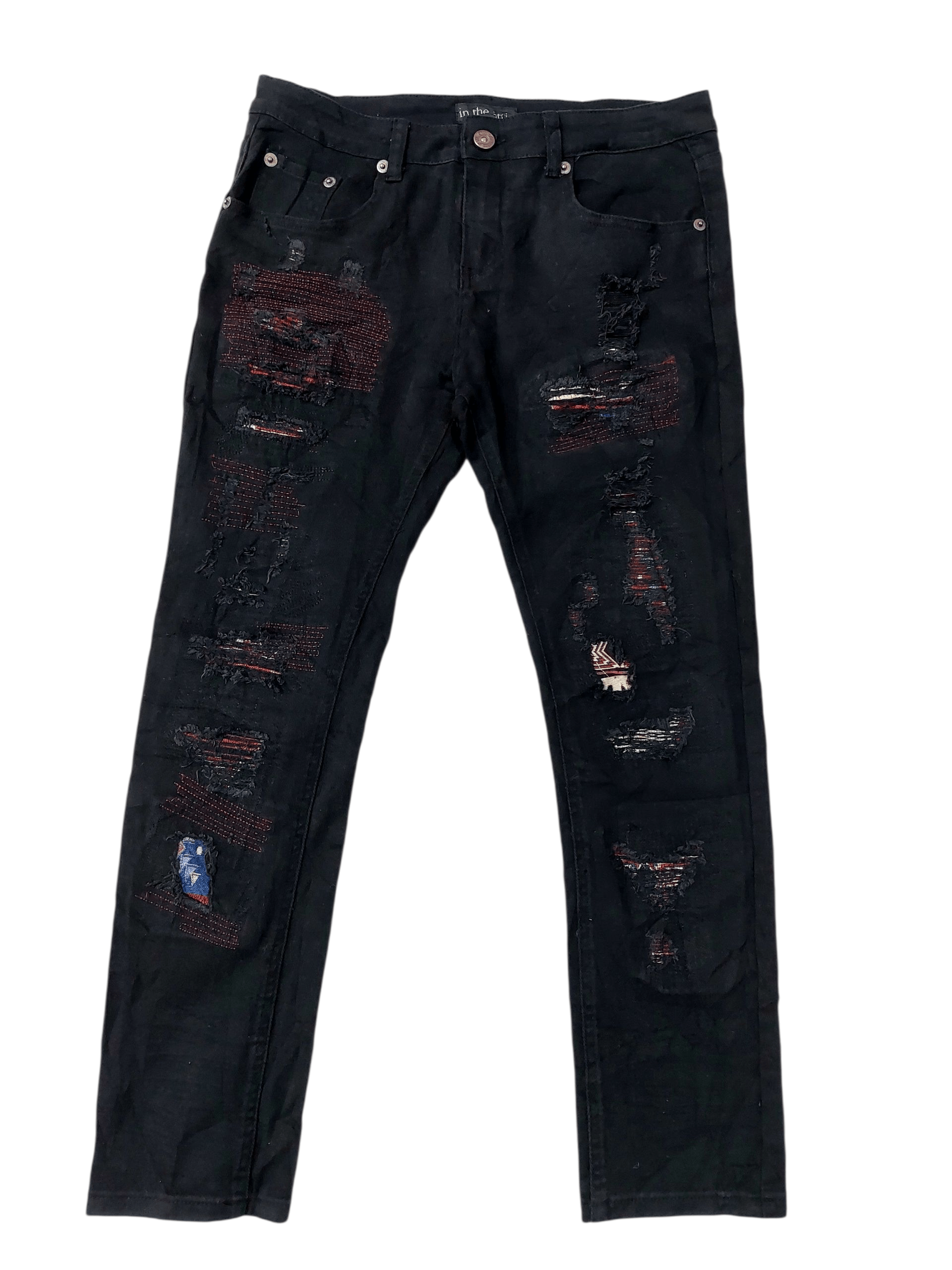 In The Attic In the Attic Stretchable Punk Inspired by Kurt Cobain Size US 31 - 1 Thumbnail