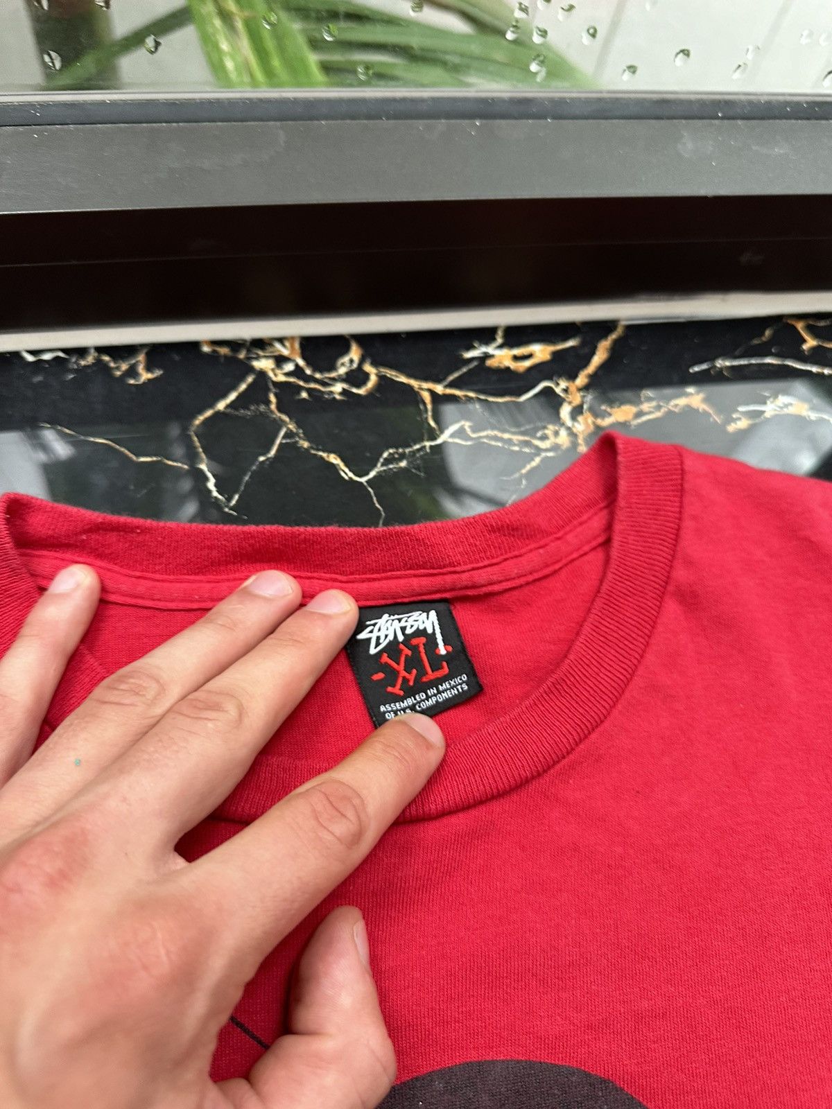 Stussy × Vintage STUSSY VINTAGE BIG LOGO STREETWEAR T-SHIRT Size US XL / EU 56 / 4 - 4 Thumbnail