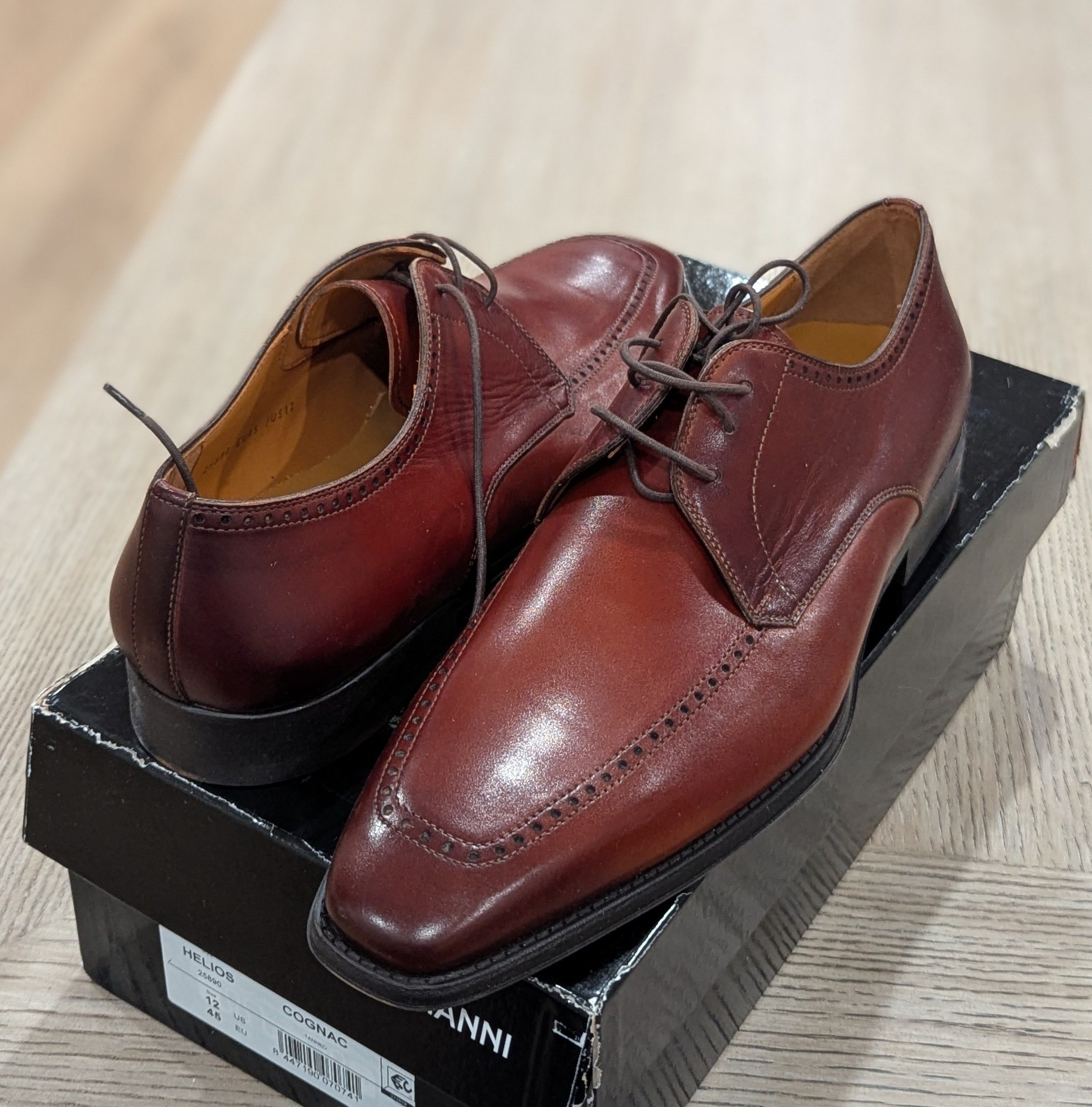 Magnanni Magnanni Saffron Cap Toe Oxford Cuero Leather Size 