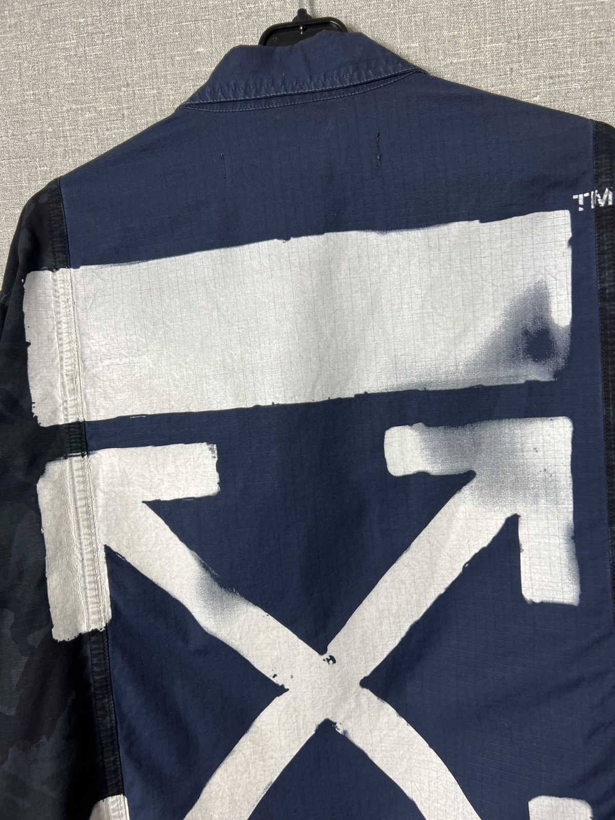 Off-White Off White Camo Sleeve Field Jacket Arrows Print Virgil Abloh Size US XL / EU 56 / 4 - 7 Thumbnail