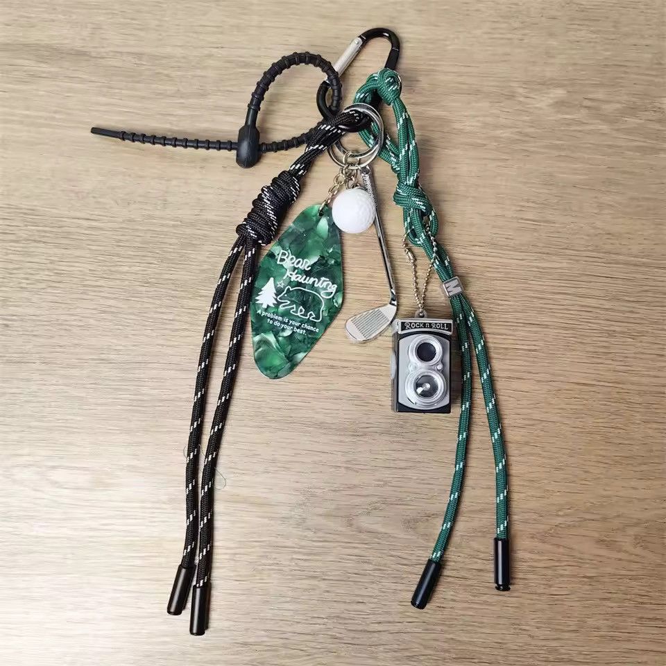 Other Handmade Streetwear Punk Multi Element Keychain Bag Chain Size ONE SIZE - 2 Thumbnail