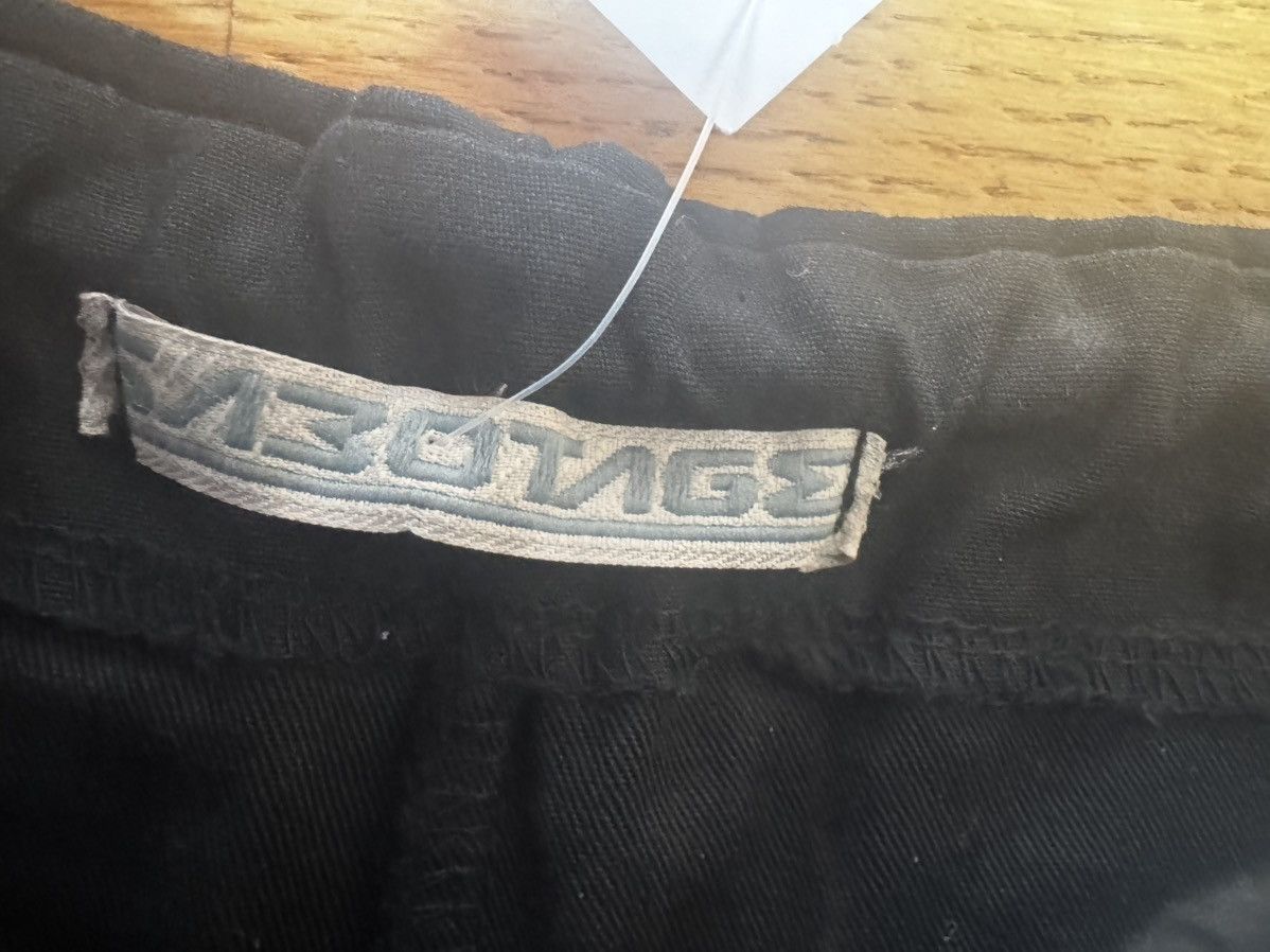 Walter Van Beirendonck NOS 1990’s / Sabotage Draw Cords Logo Pants Size US 36 / EU 52 - 5 Thumbnail