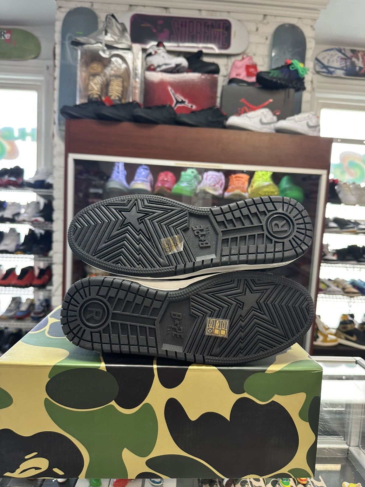Bape Bape Skatestas ‘Black/White’ Size US 9 / EU 42 - 4 Thumbnail