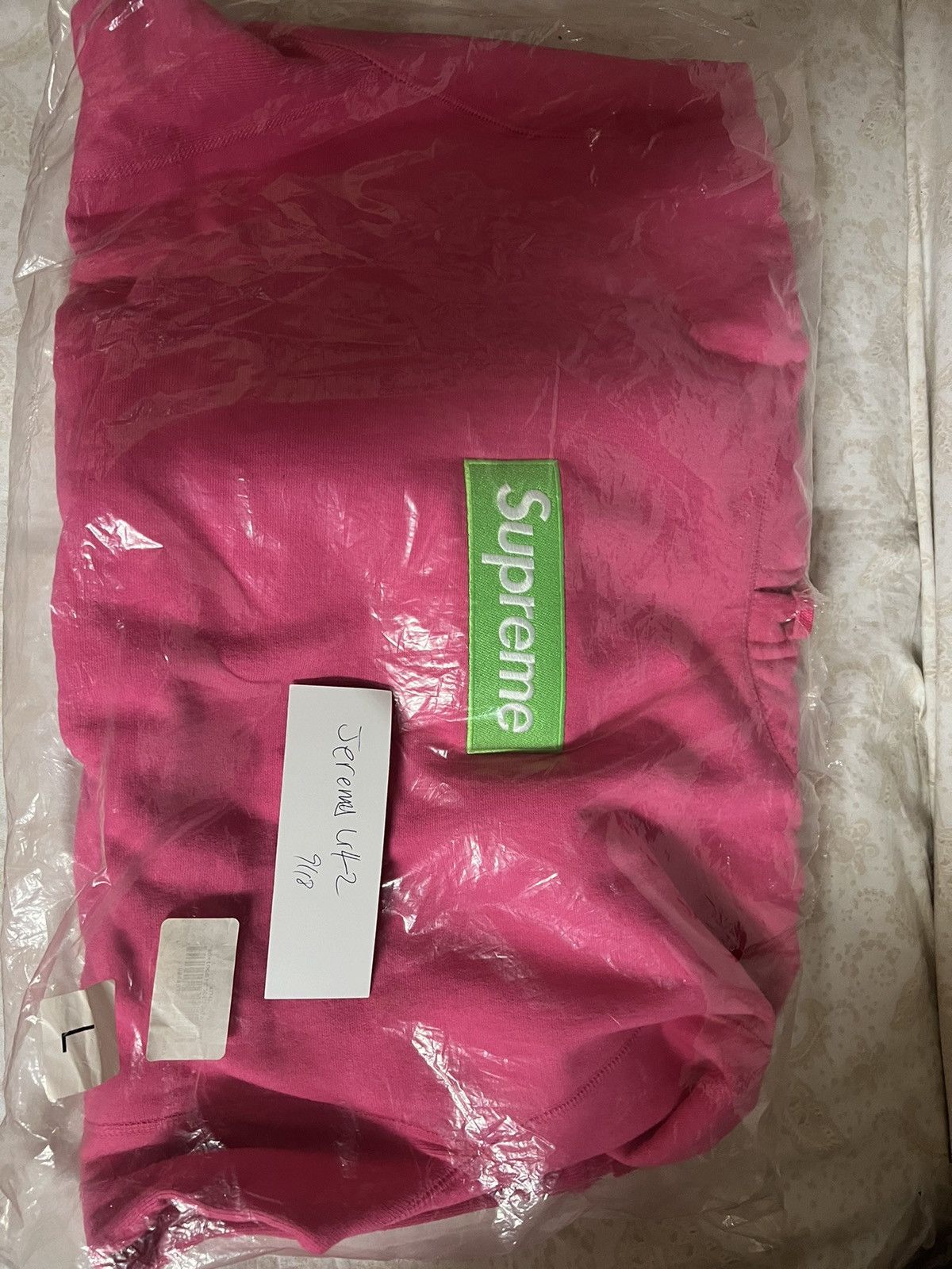 Supreme Box Logo Hooded Sweatshirt (FW17) Magenta