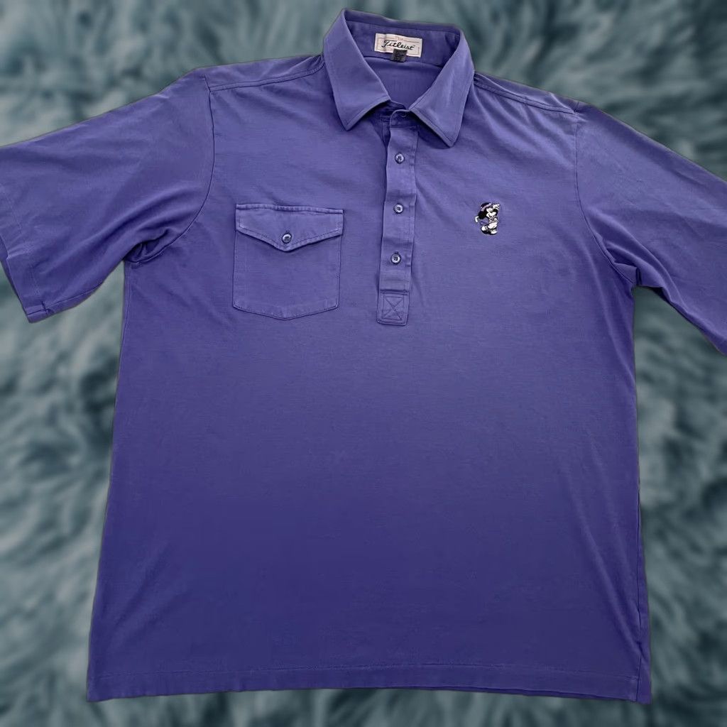 Titleist VINTAGE Titleist Mickey Mouse Shirt Adult XL Purple Polo Disney Golf Japan Mens Size US XL / EU 56 / 4 - 1 Thumbnail