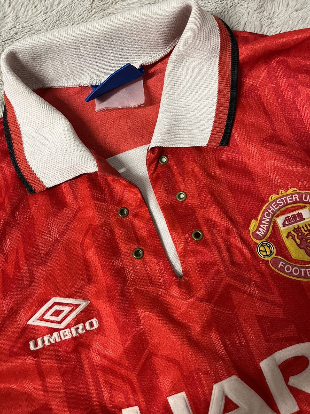 Umbro × Vintage 1992–93 Manchester United F.C. Umbro Jersey Size US XL / EU 56 / 4 - 6 Thumbnail