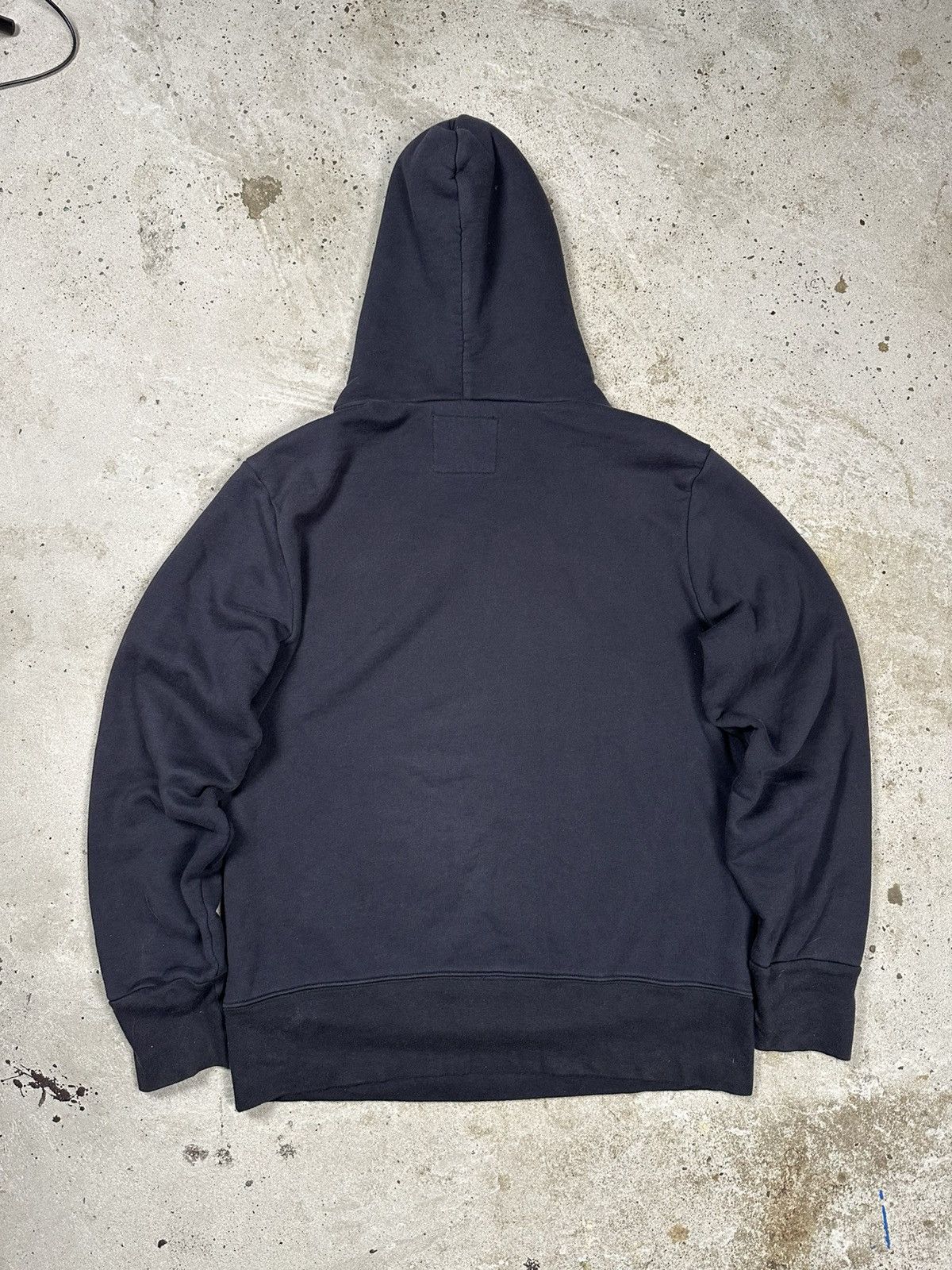 Johnson Motors × Vintage Vintage Johnson Motors Moto Works Navy Hoodie Logo Size US M / EU 48-50 / 2 - 2 Thumbnail
