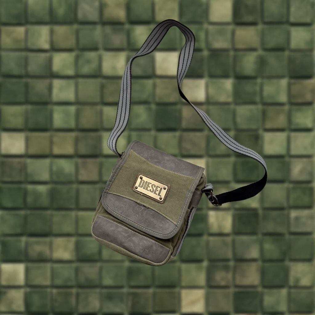 Diesel Vintage 90s Diesel Backpack Olive Y2K | Grailed