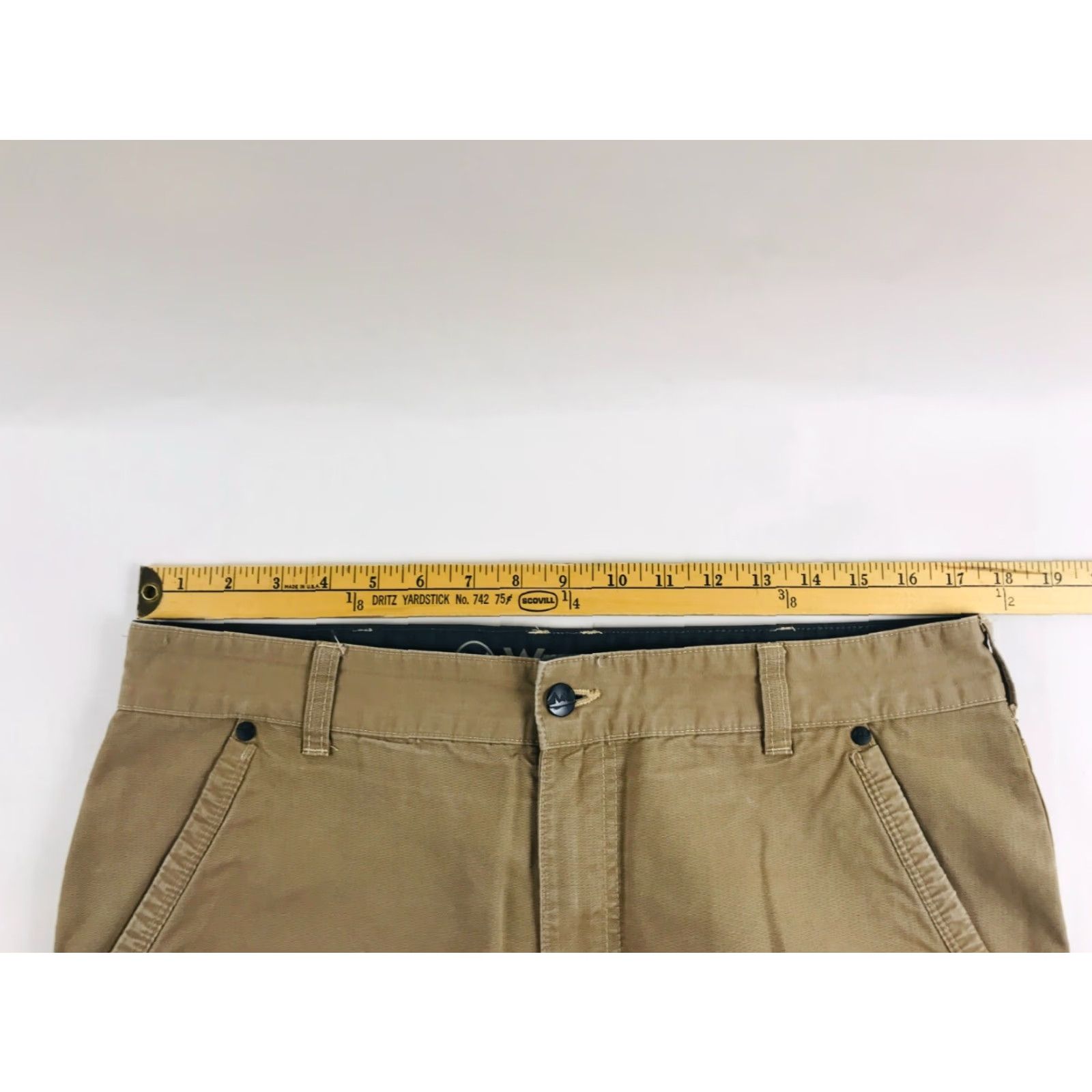 Vintage Outdoor Series Pants Men 34x32 Tan Straight Leg Pockets Cargo Casual Inseam 32 in Brown Size US 34 / EU 50 - 4 Thumbnail