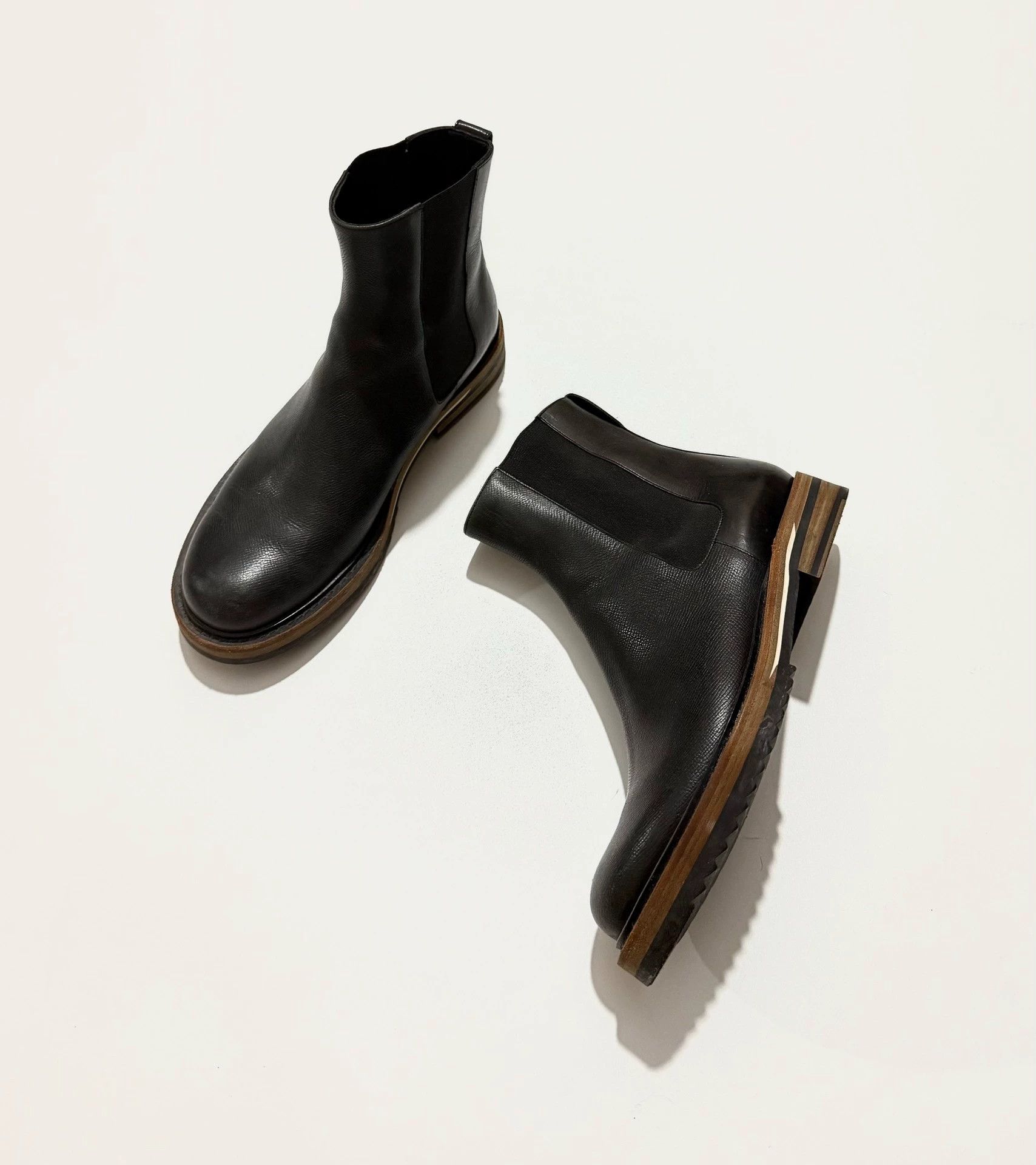 Dior Dior Grain Calfskin Chelsea Boots FW12 KVA Size US 7 / EU 40 - 1 Thumbnail