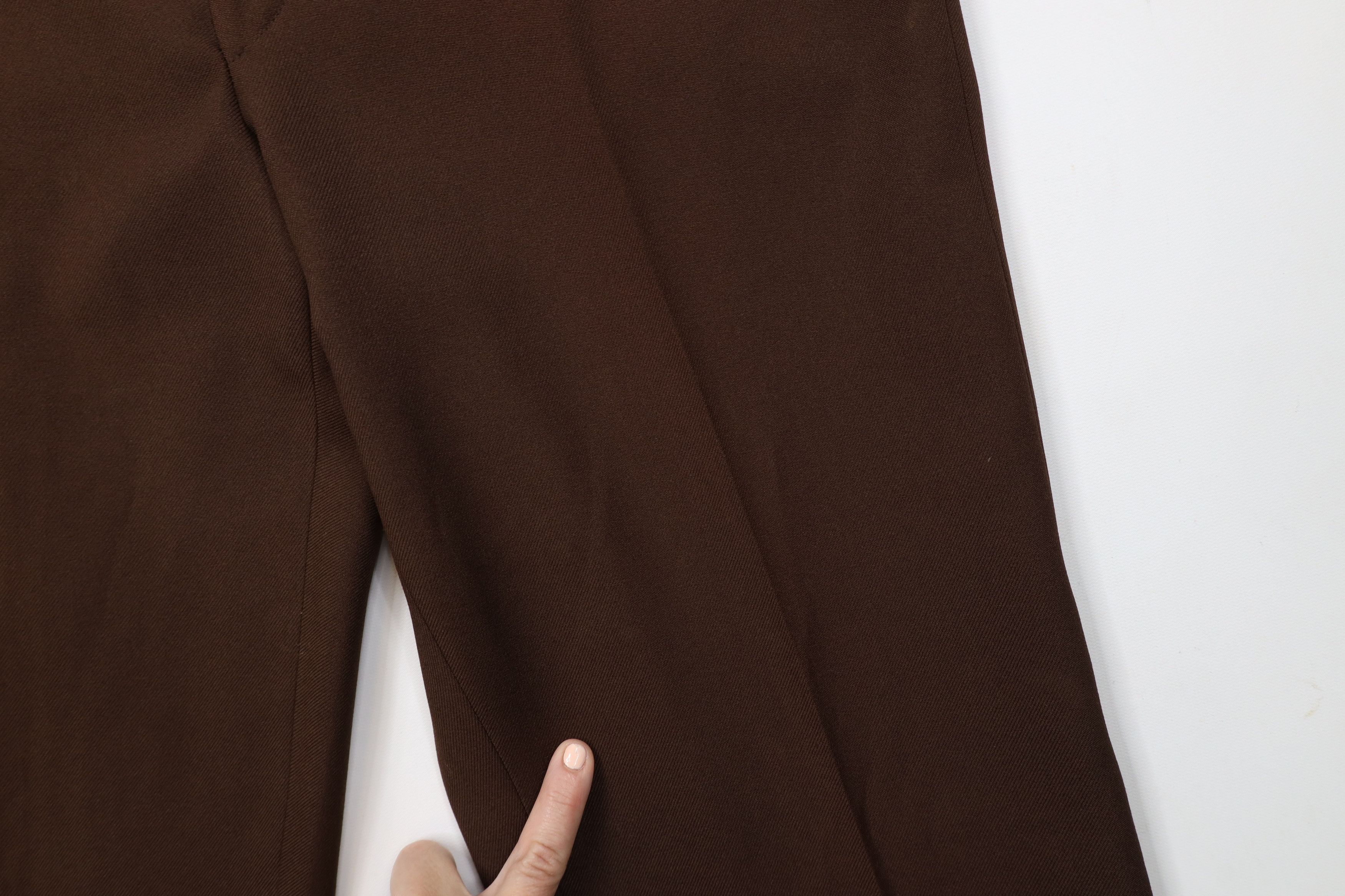 Vintage Vintage 70s Streetwear Bell Bottoms Chino Pants Brown USA Size US 36 / EU 52 - 6 Thumbnail