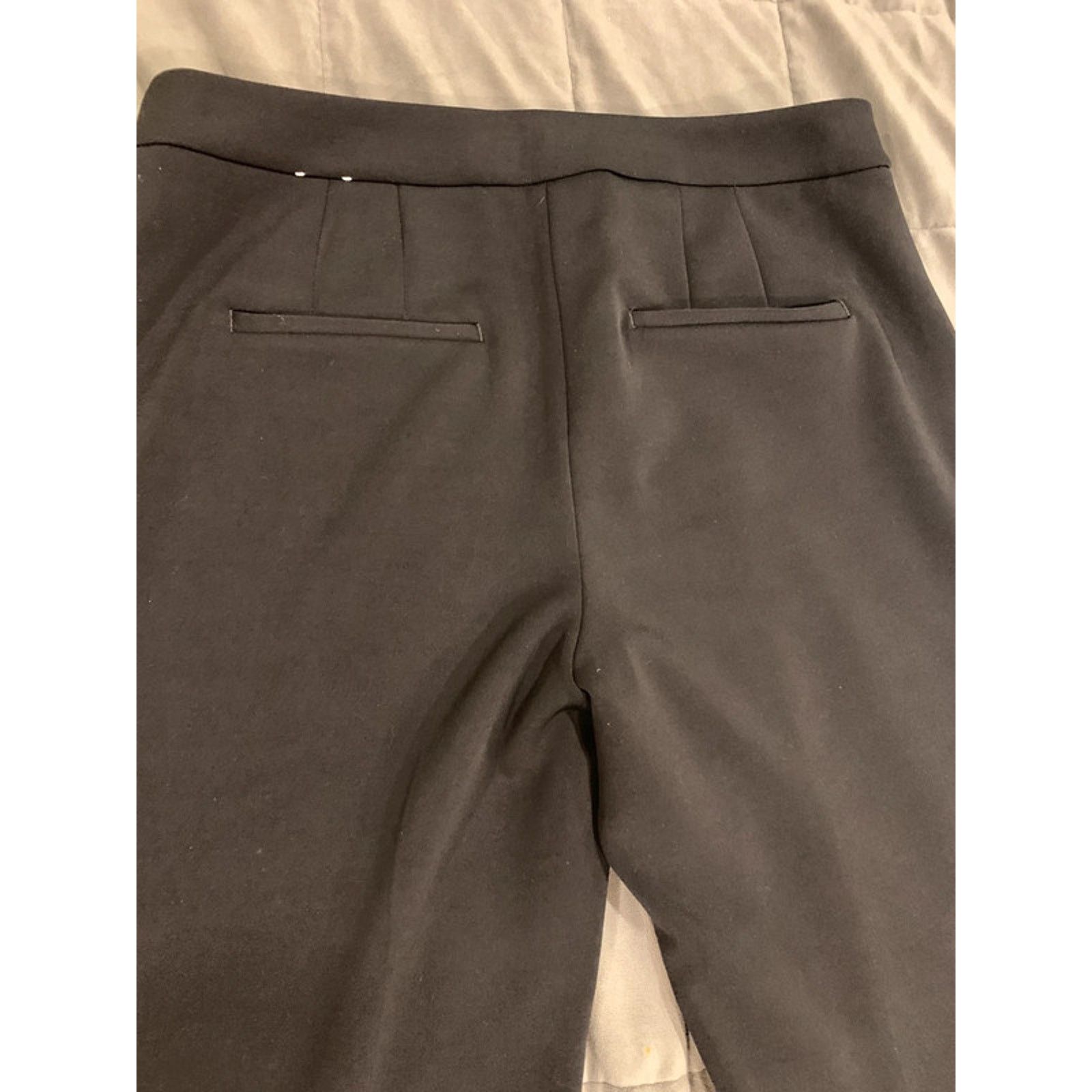 White House Black Market WHITE HOUSE BLACK MARKET The Slim Straight Black Pants 8 Size 30" / US 8 / IT 44 - 9 Thumbnail