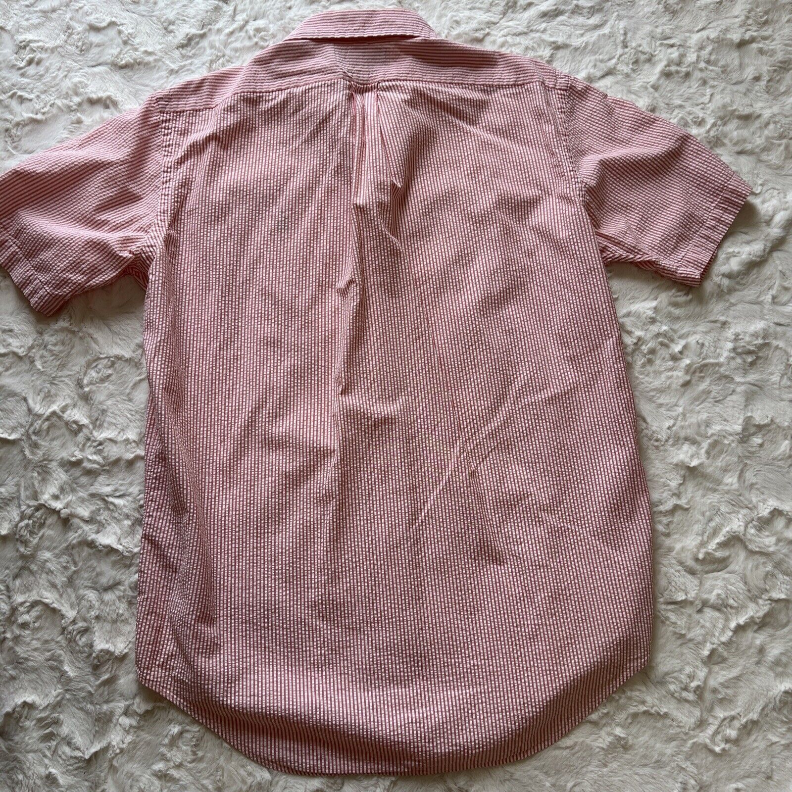 Ralph Lauren Ralph Lauren Shirt Men M Pink Striped Button Up Short Sleeve Size US M / EU 48-50 / 2 - 6 Thumbnail