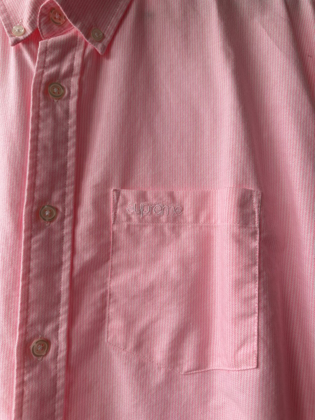 Supreme Supreme Stripe Oxford Shirt Size US M / EU 48-50 / 2 - 3 Thumbnail