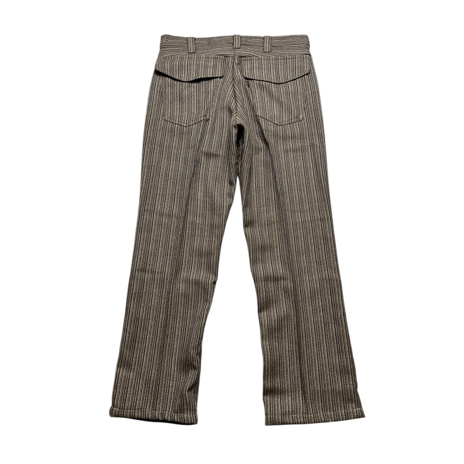 Levi's Vintage Levi's Big E STA-PREST Bootcut Brown Pants - 30x26 Size US 30 / EU 46 - 5 Thumbnail