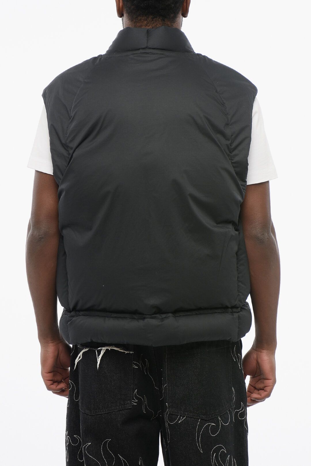 Ambush Design og1mm0925 Sleeveless Kimono Down Jacket in Black Size US L / EU 52-54 / 3 - 2 Thumbnail